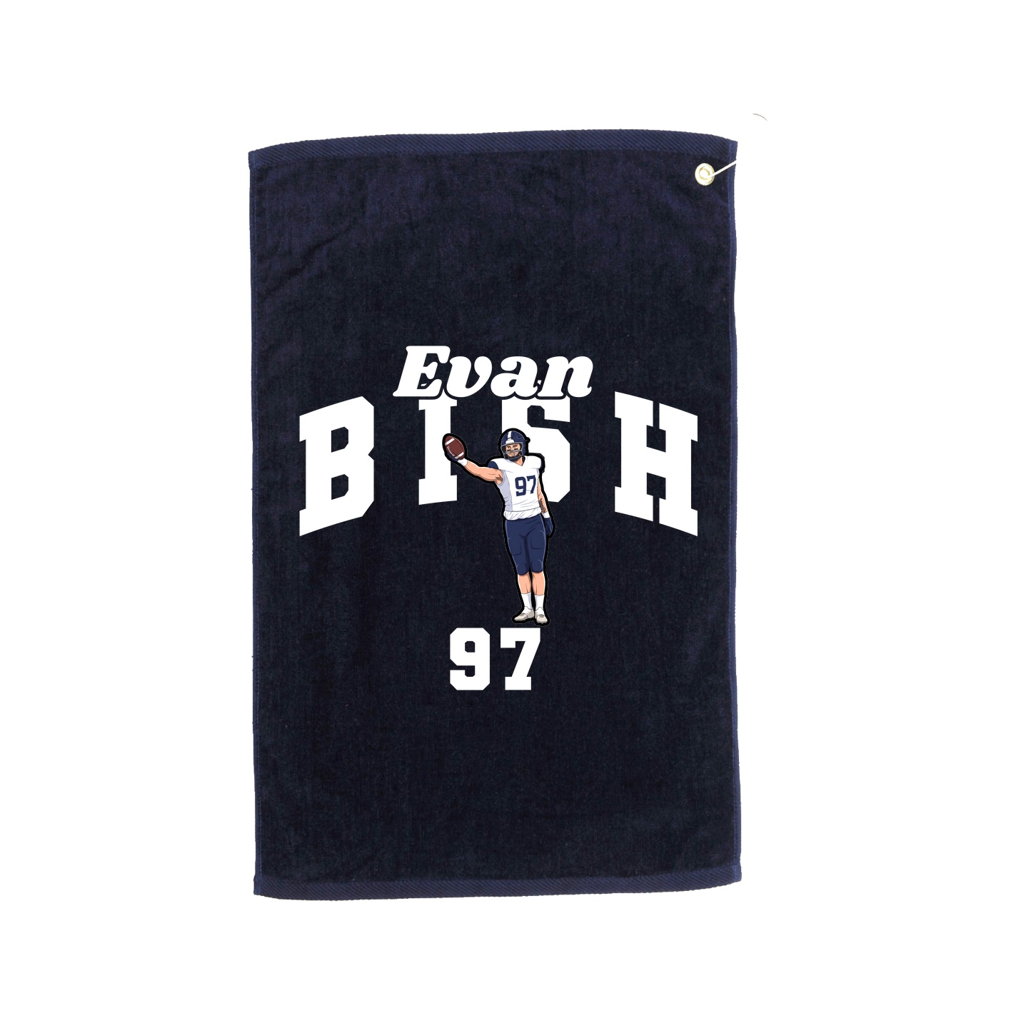 Golf Towel — Signature Arch in Navy