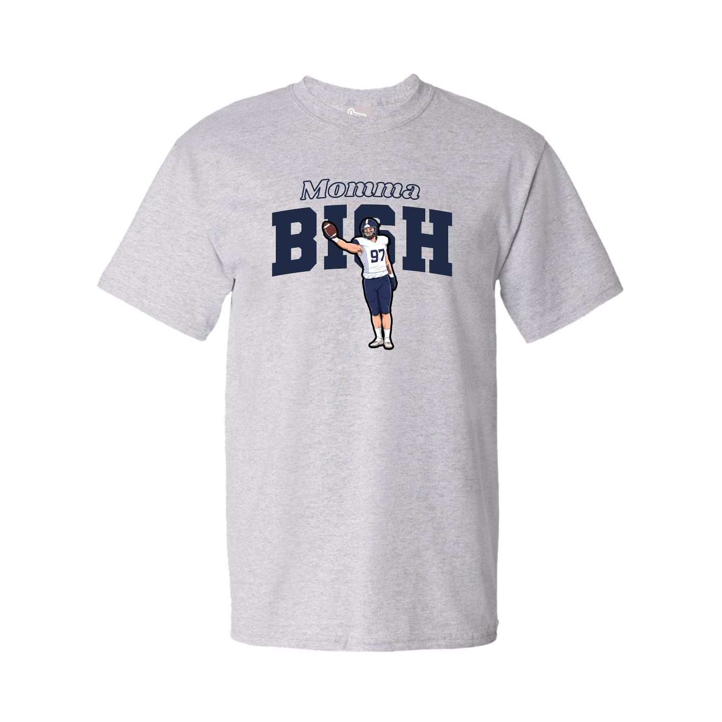 Youth Tee — Mothers Day Block in Grey