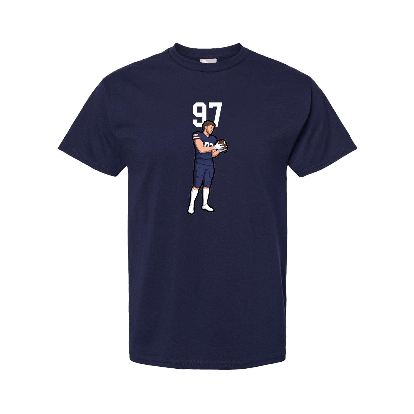 Tee — Number Top in Navy