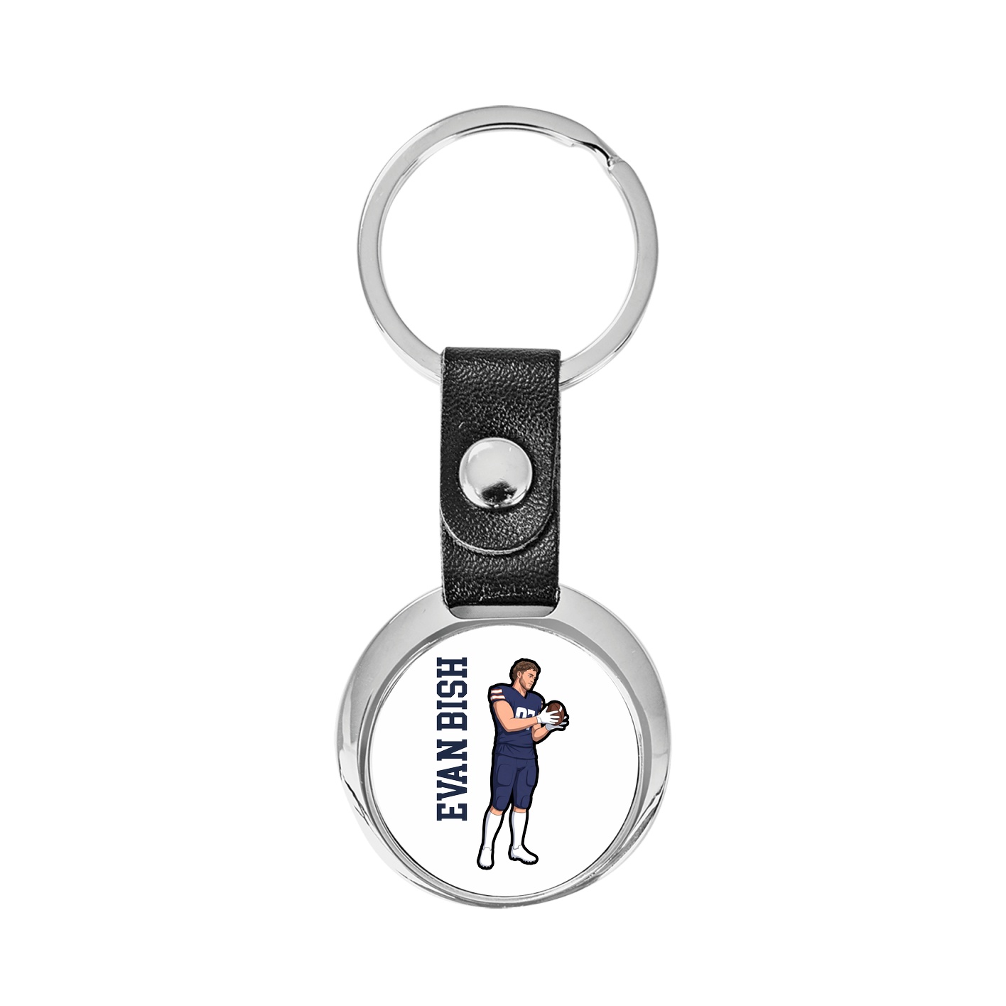 Key Chain — Name Vertical in Classic