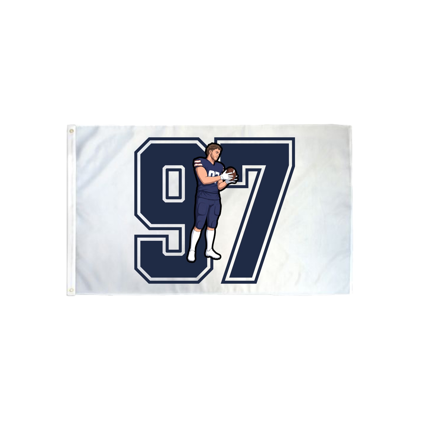 3x5 Flag — Number in Classic