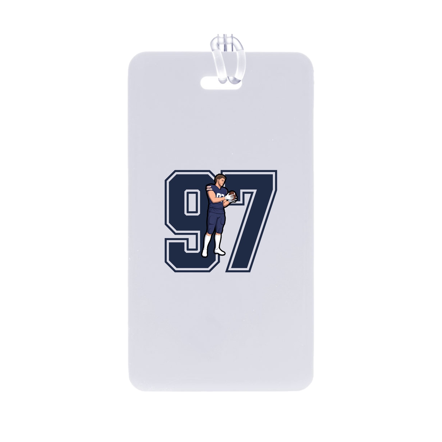 Bag Tag — Number in Classic