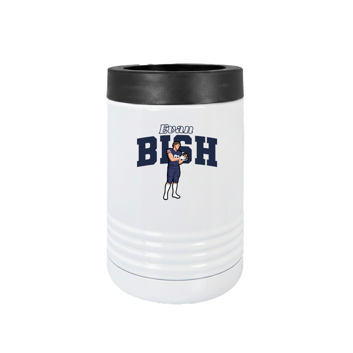 Beverage Holder — Name Arch in White