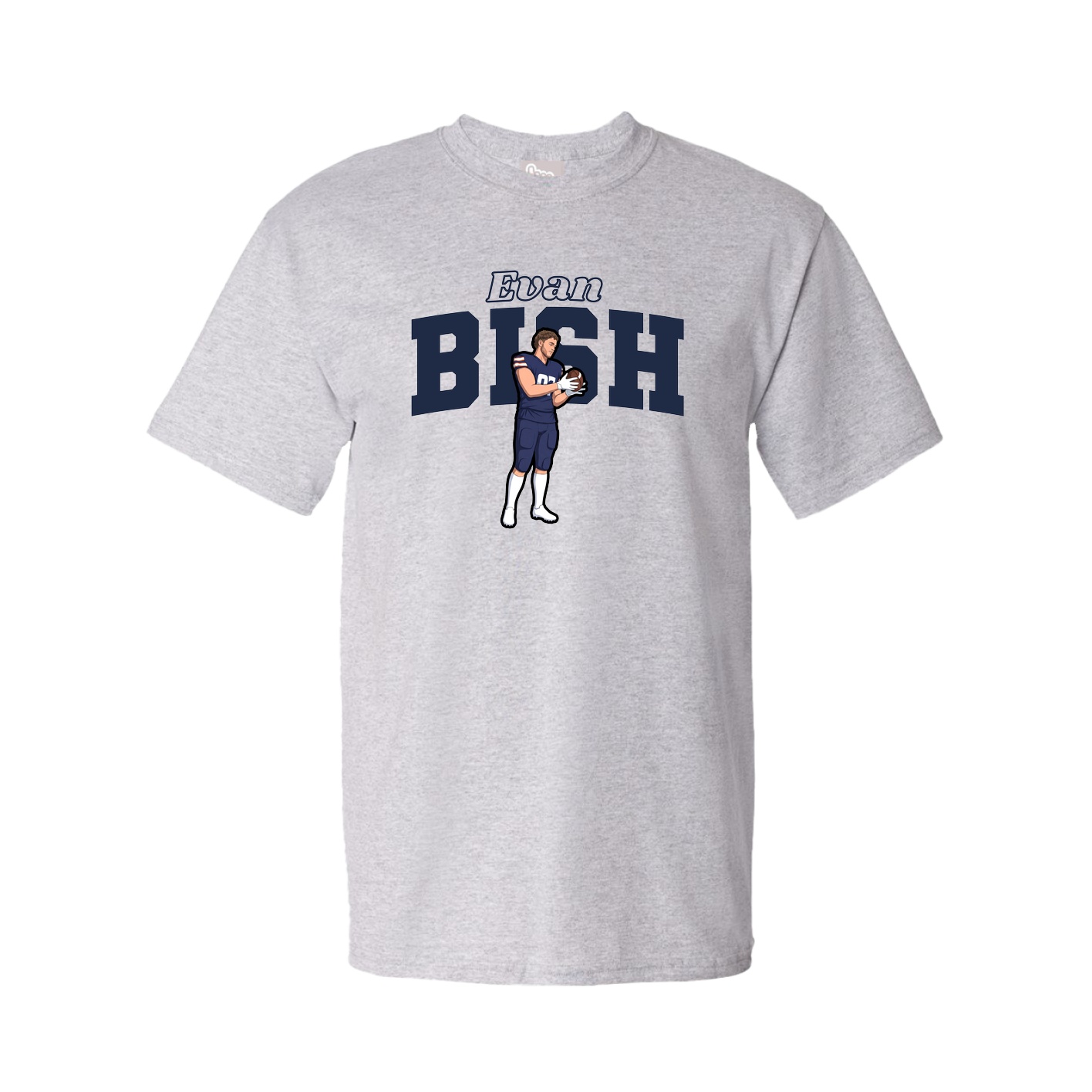 Tee — Name Arch in Grey