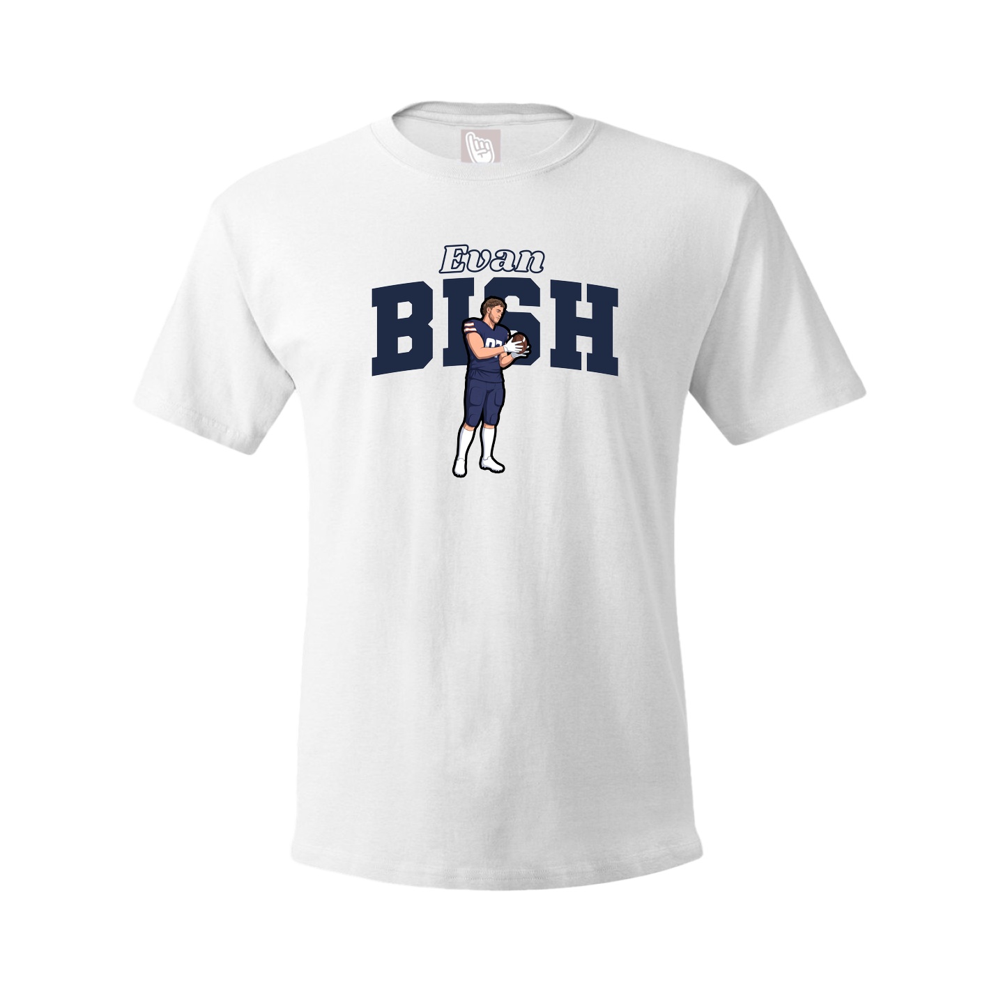 Tee — Name Arch in White