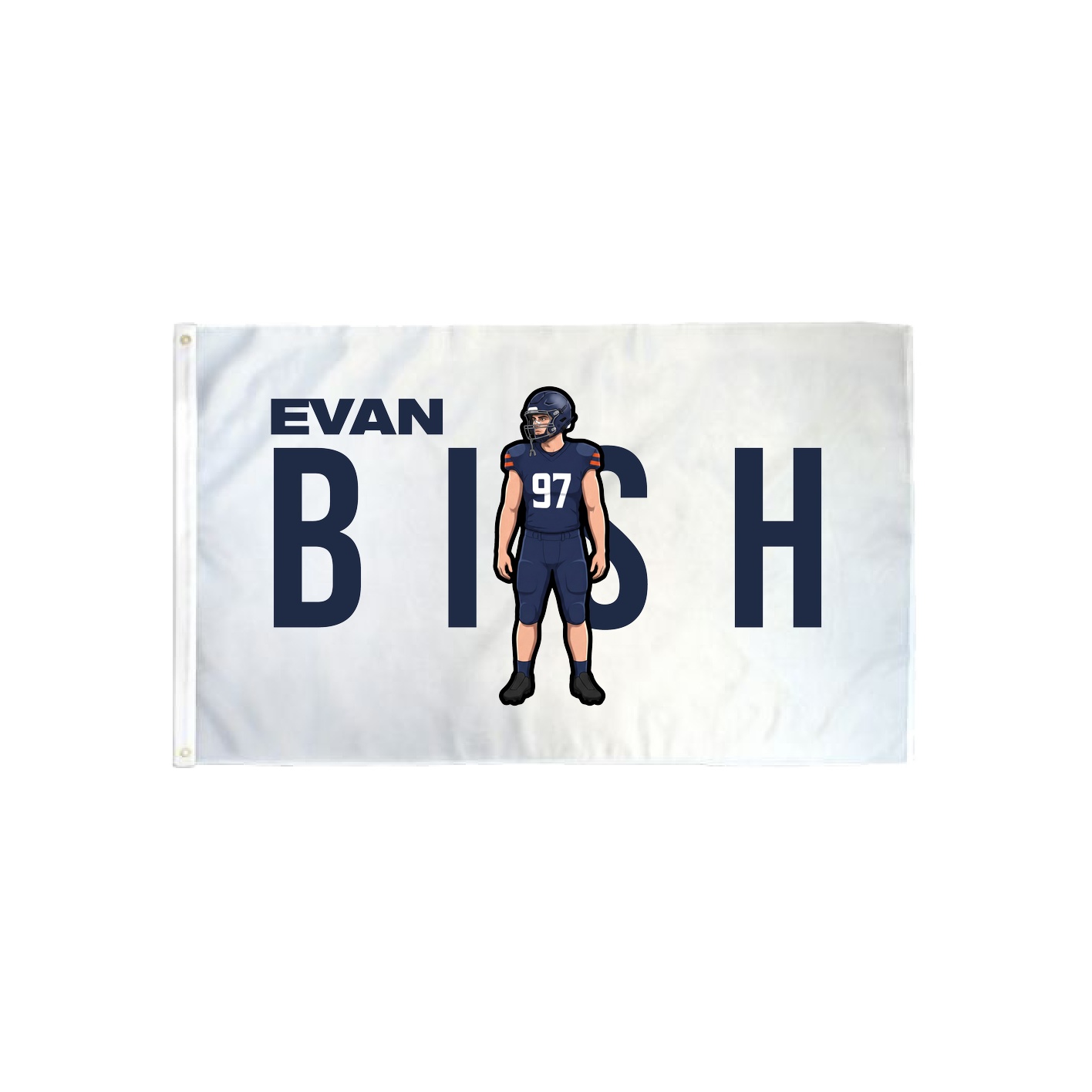 3x5 Flag — Player Name in Classic