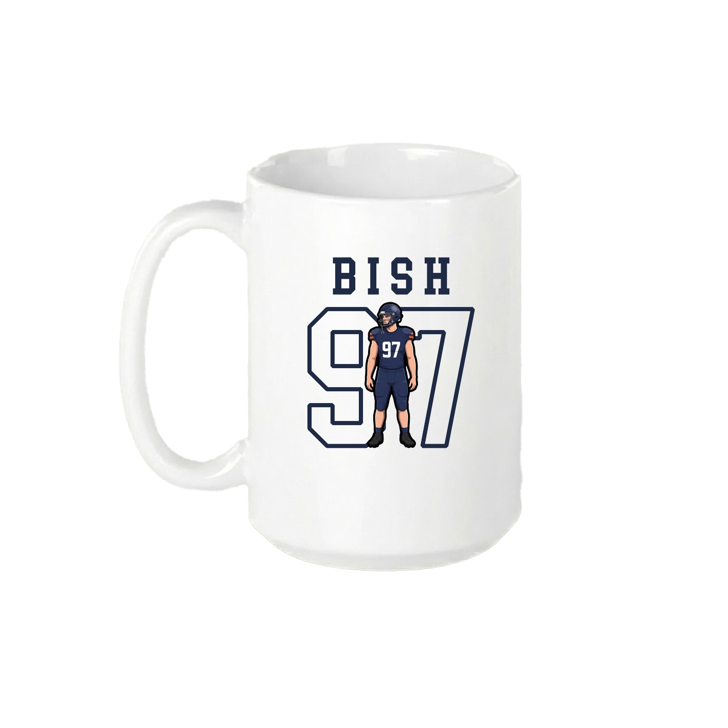 15oz Coffee Mug — Shirsey in White