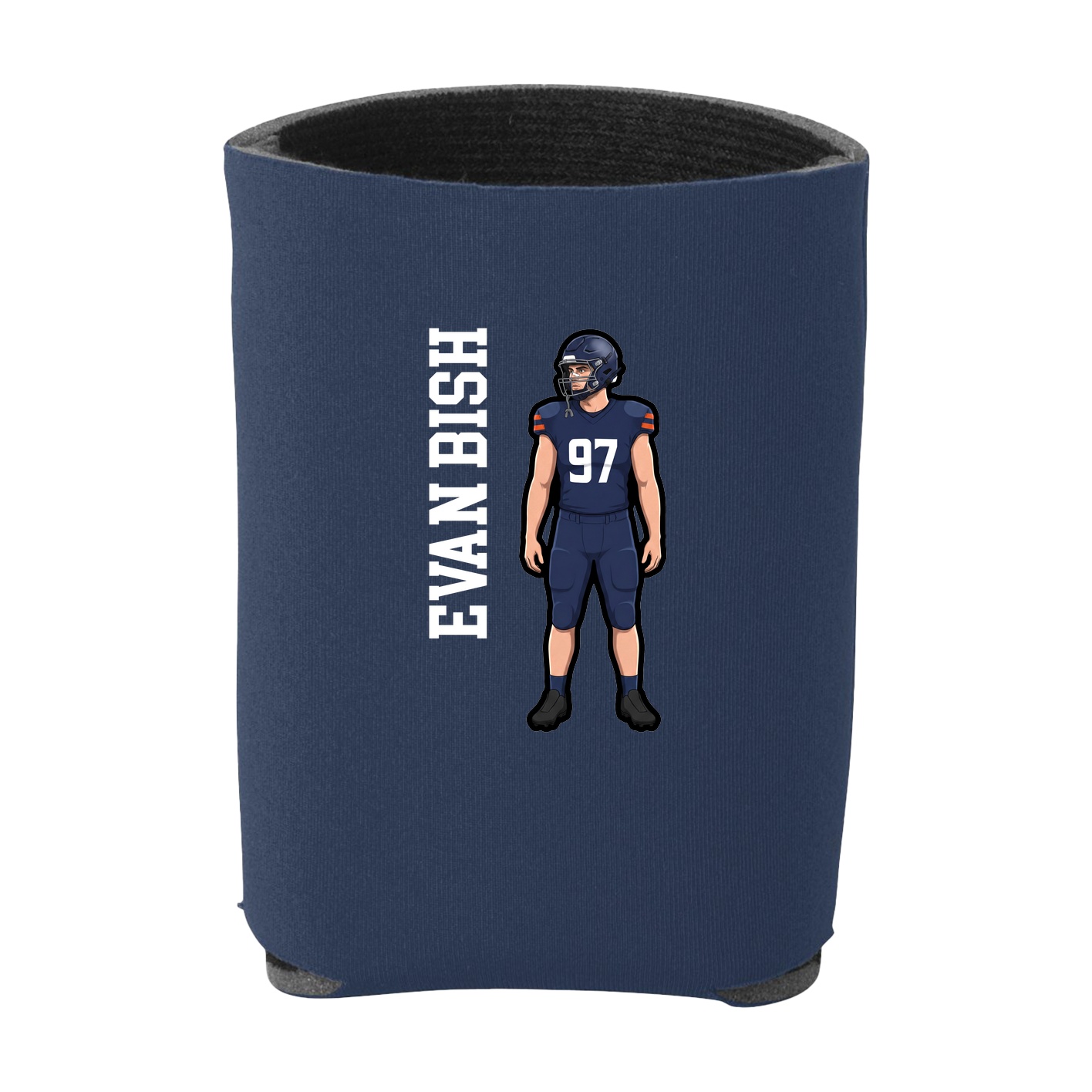 Can Holder — Name Vertical in Navy