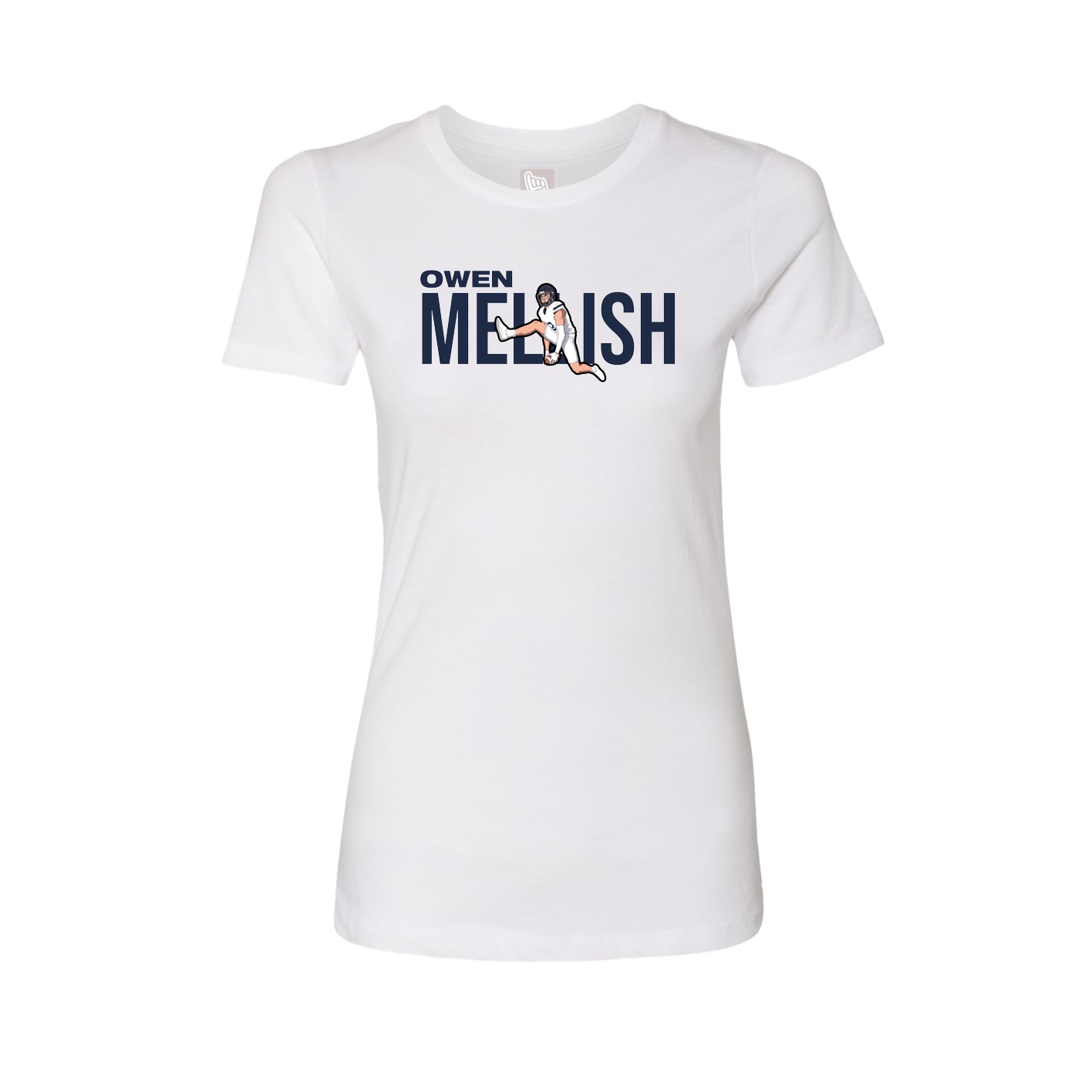 Womens Tee — Player Name in White