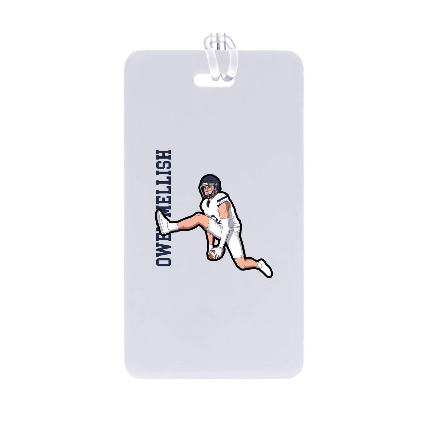 Bag Tag — Name Vertical in Classic