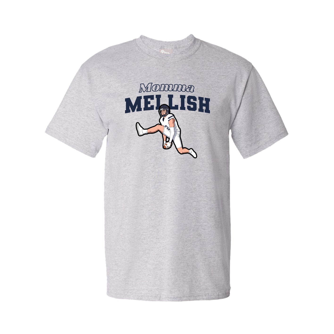 Youth Tee — Mothers Day Block in Grey