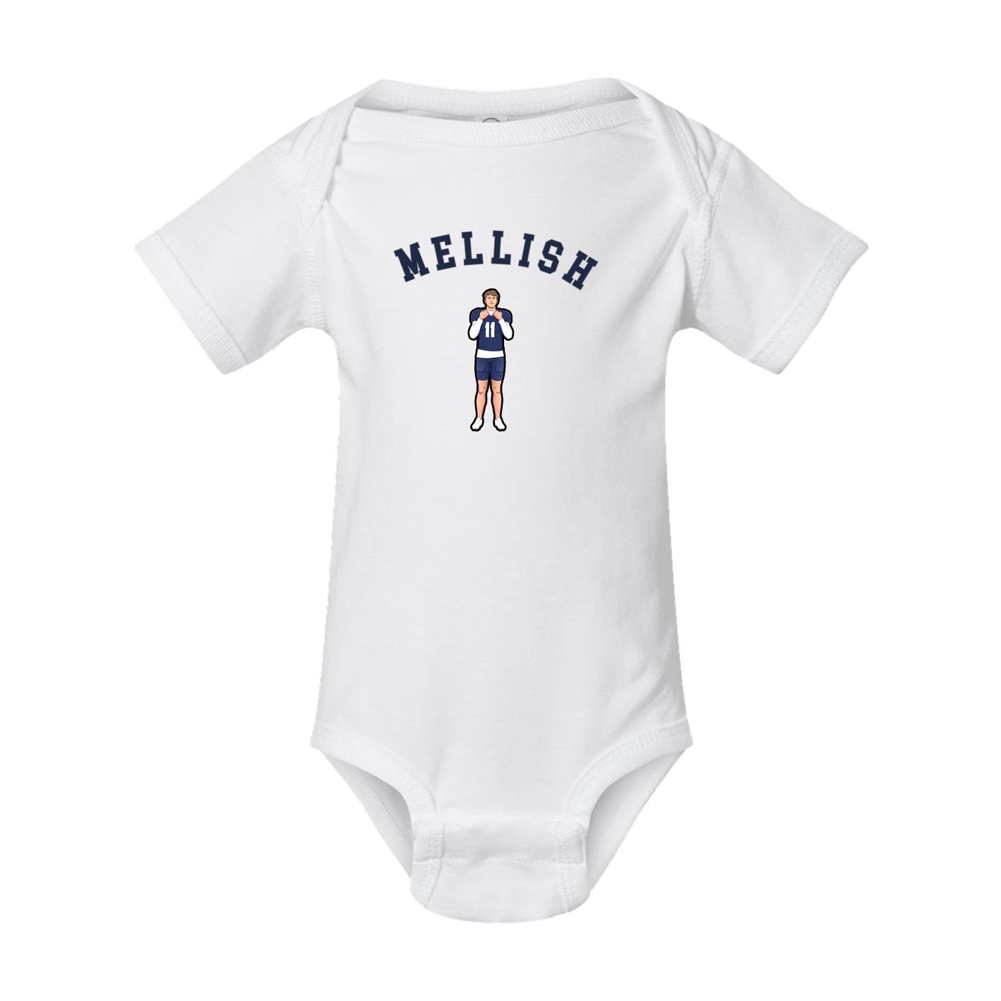 Baby Onesie — Shirsey Arch in White