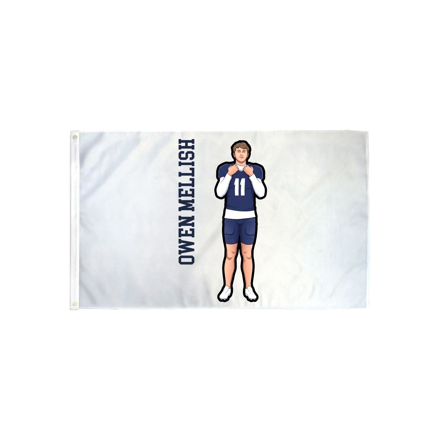 3x5 Flag — Name Vertical in Classic