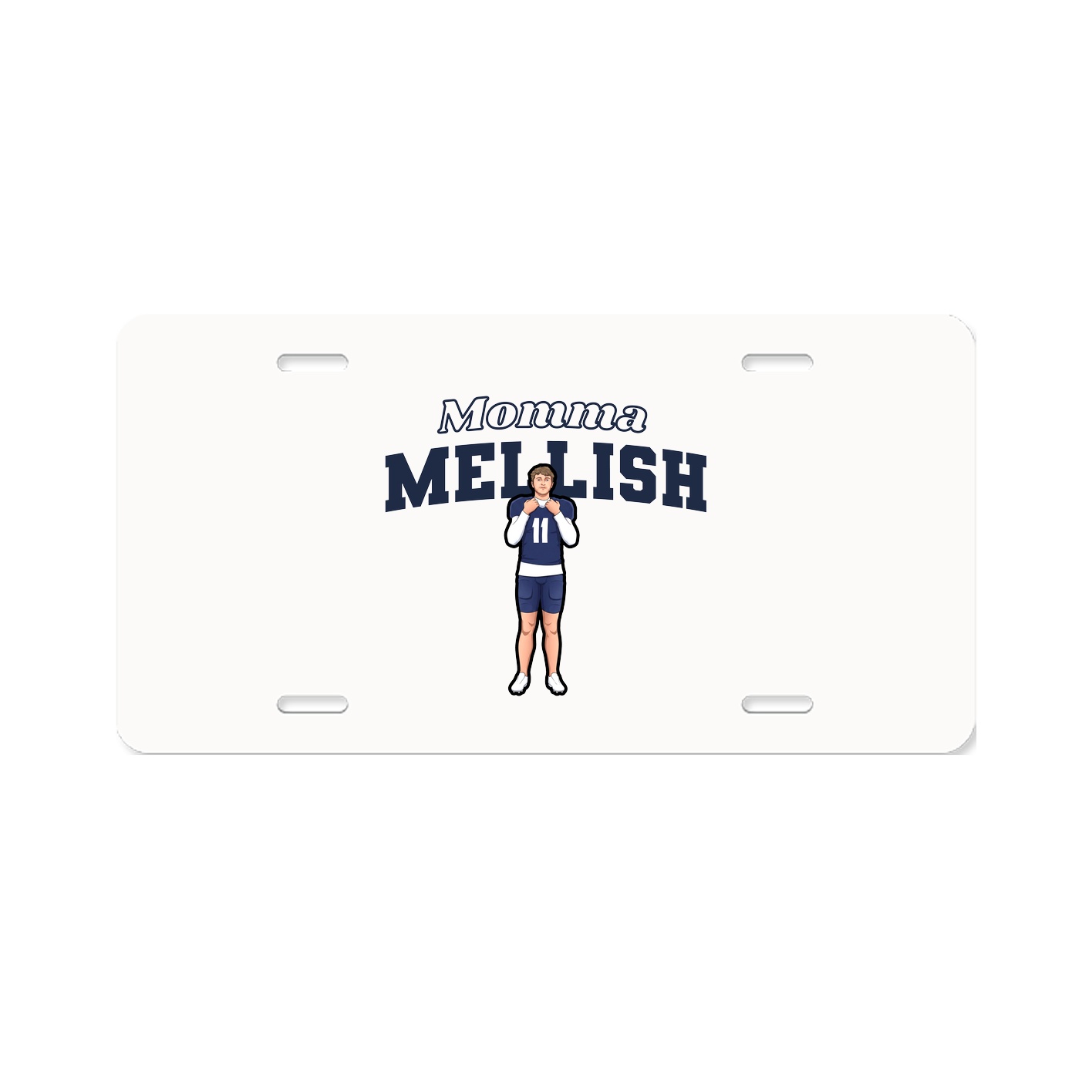 License Plate — Mothers Day Block in Classic