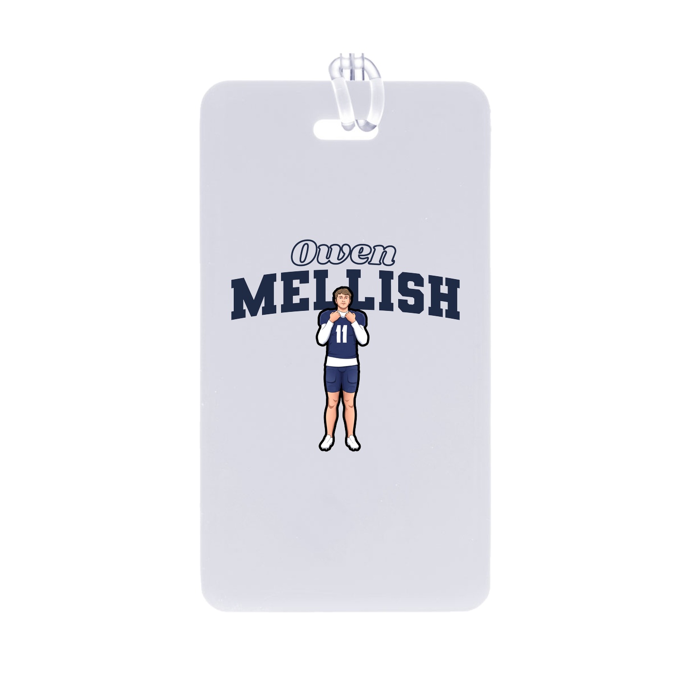 Bag Tag — Name Arch in Classic