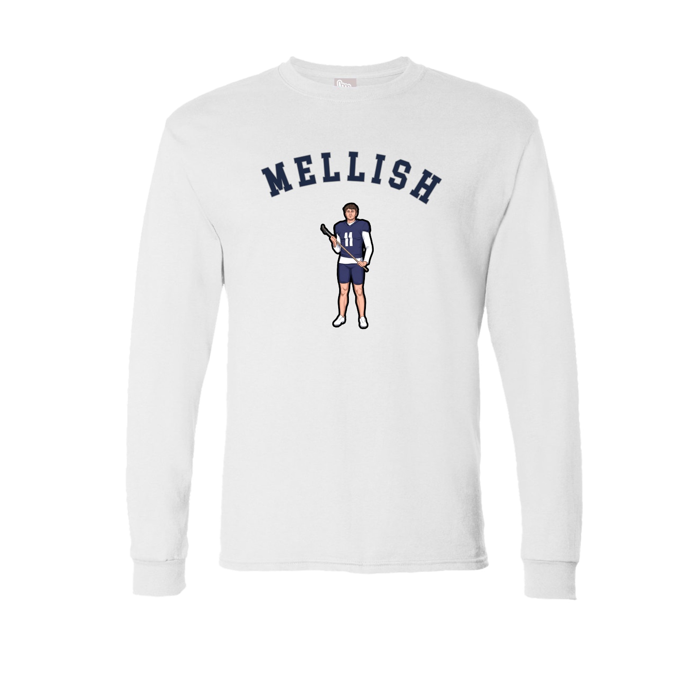 Long Sleeve Tee — Shirsey Arch in White