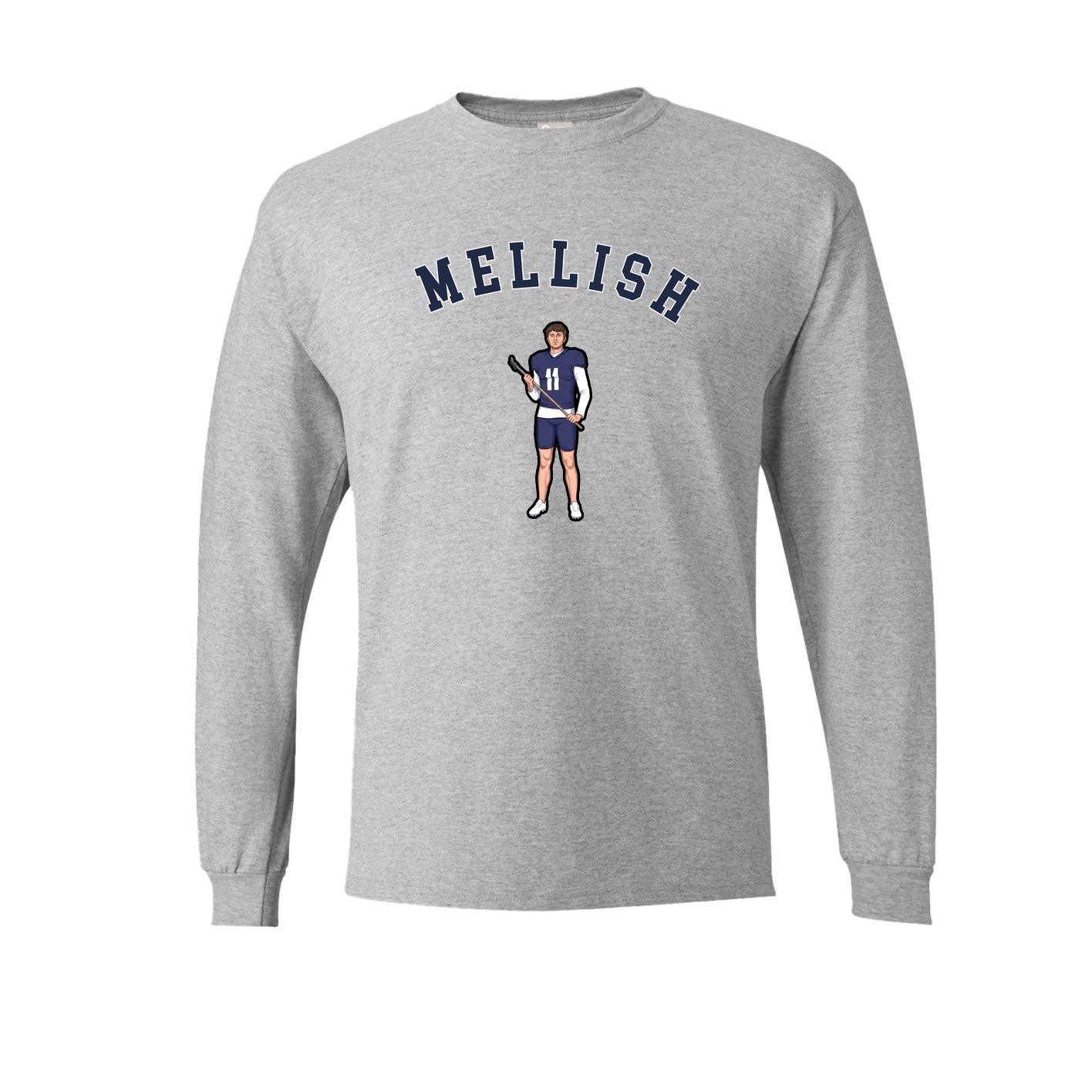 Long Sleeve Tee — Shirsey Arch in Grey