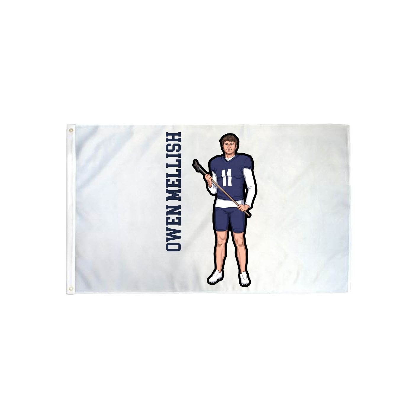 3x5 Flag — Name Vertical in Classic