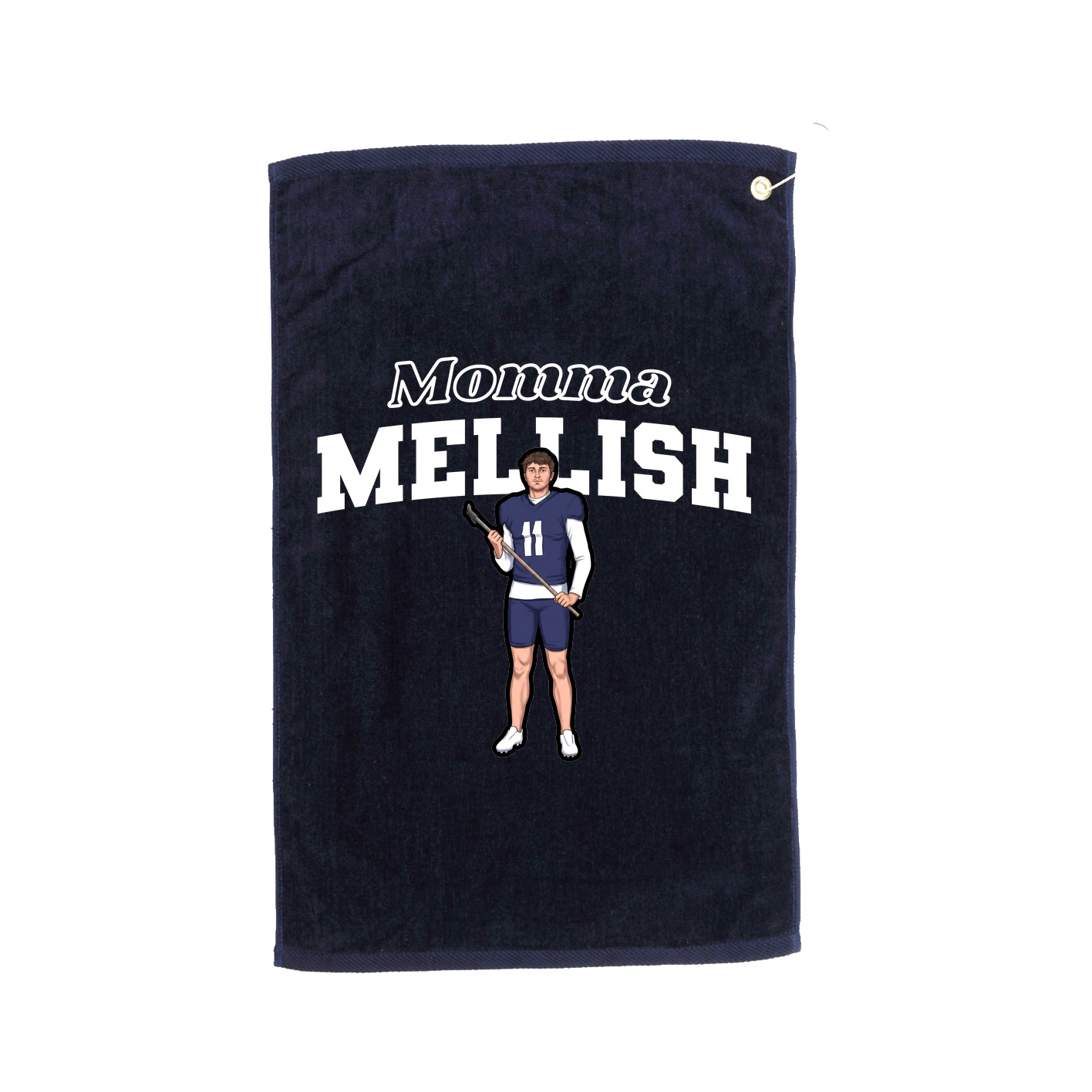Golf Towel — Mothers Day Block in Navy