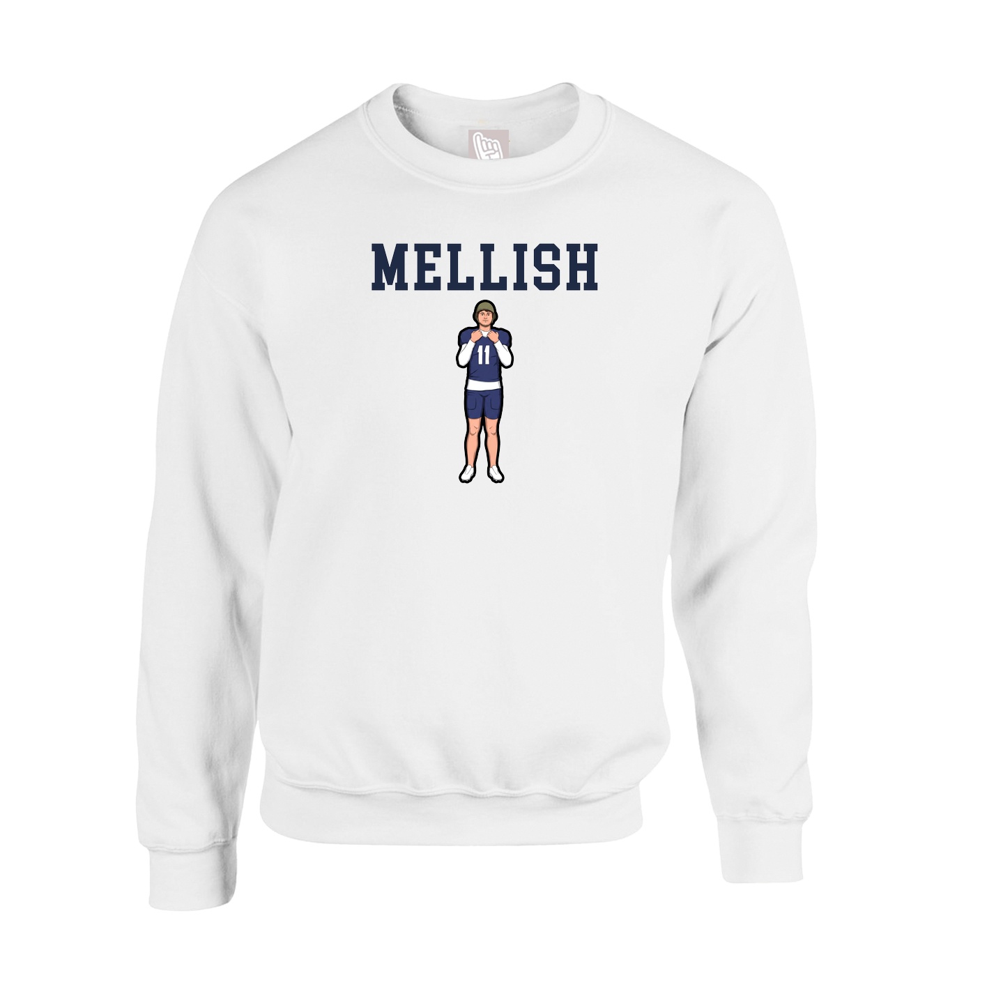 Fleece Crew — Shirsey in White