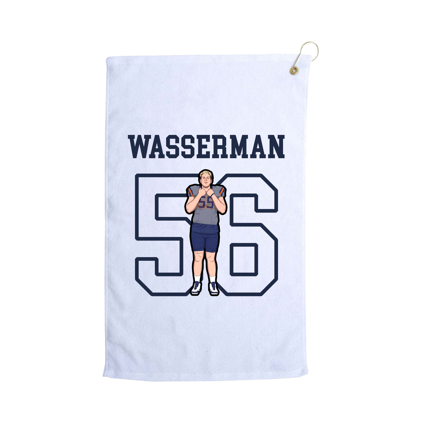 Golf Towel — Shirsey in White