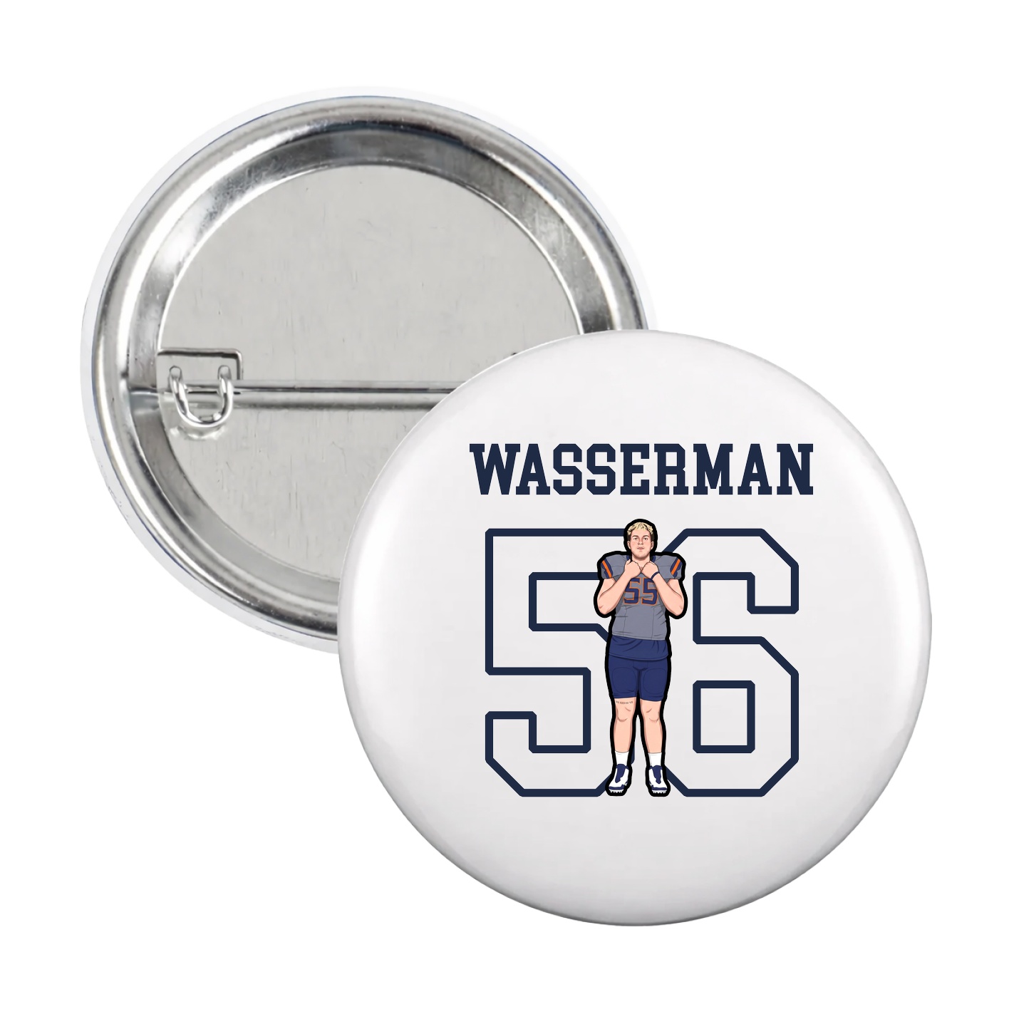 Game Day Button — Shirsey in White