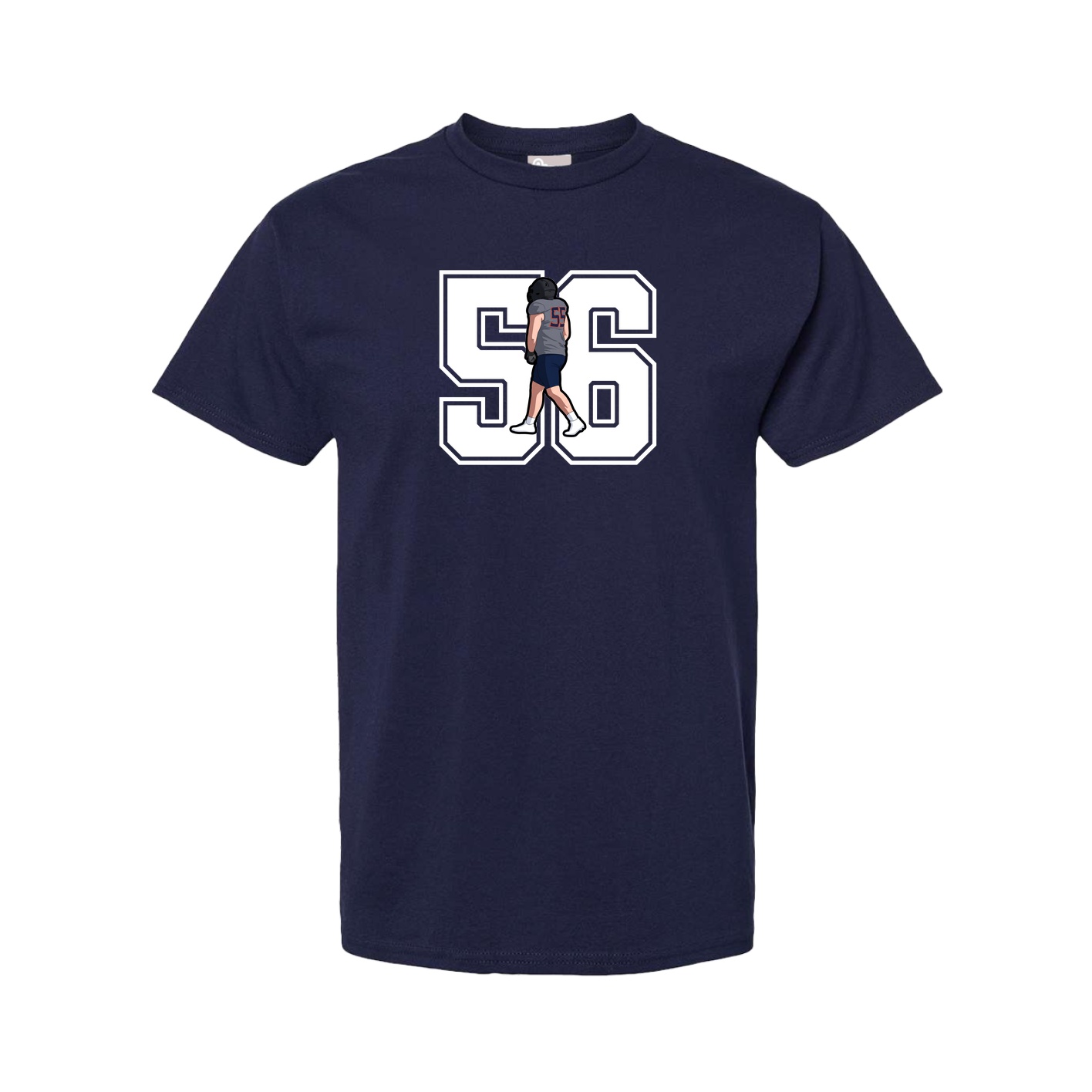 Tee — Number in Navy
