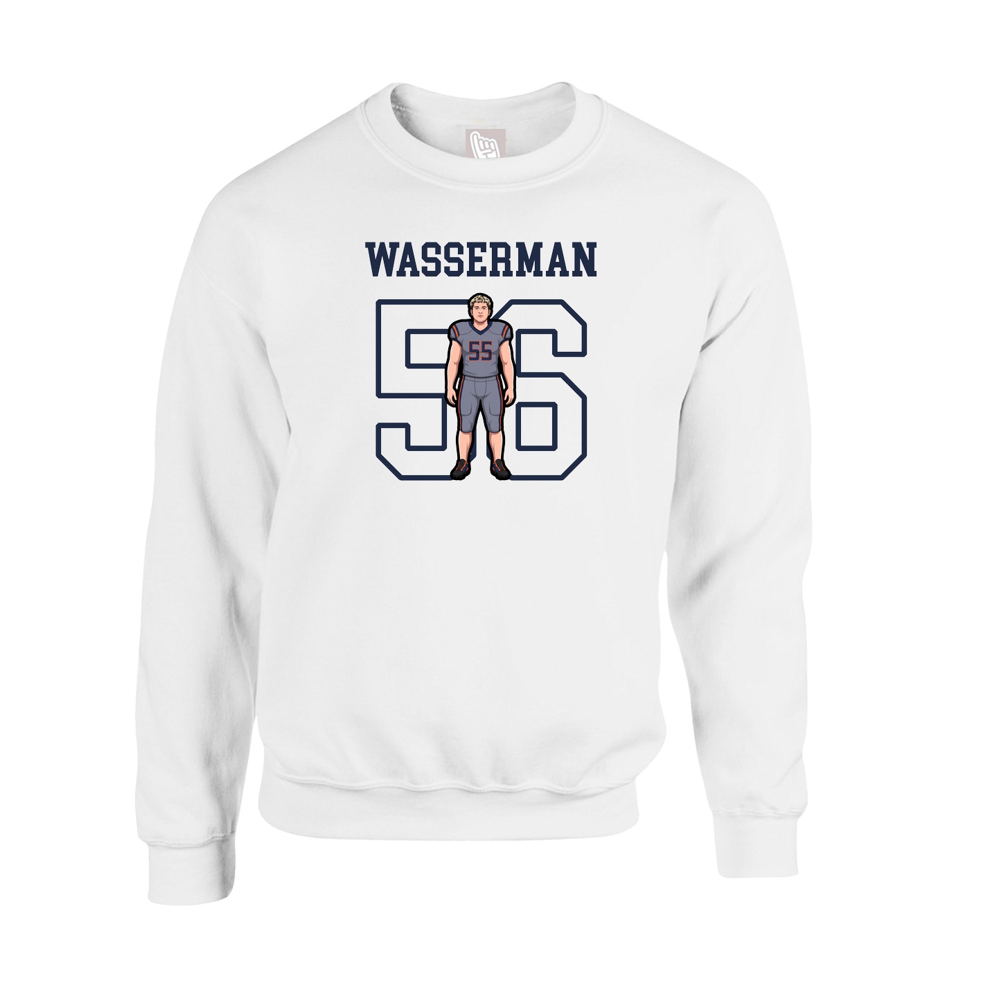 Fleece Crew — Shirsey in White