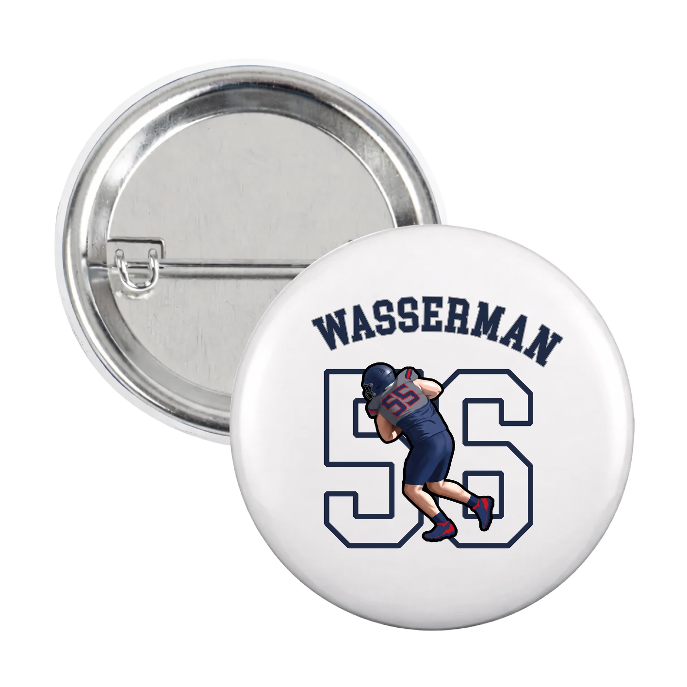 Game Day Button — Shirsey Arch in White