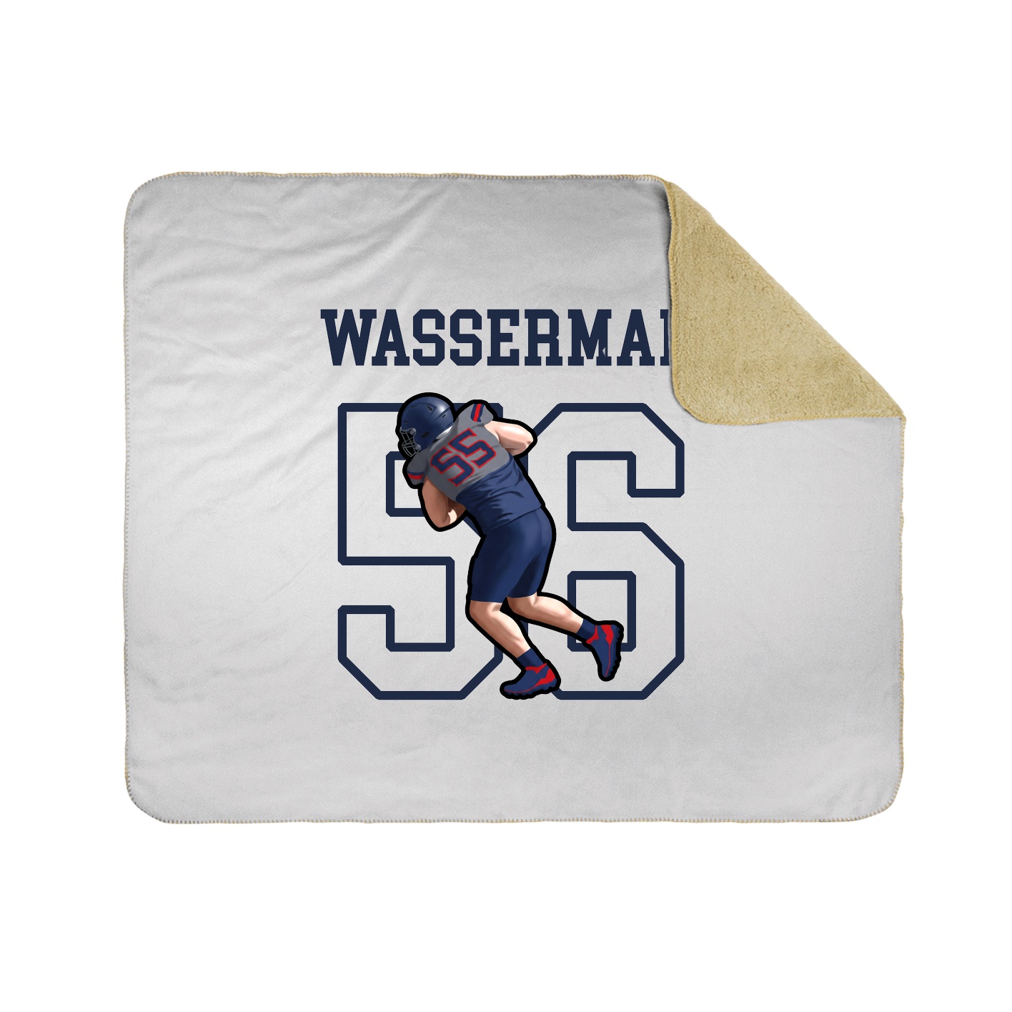 Throw Blanket — Shirsey in White