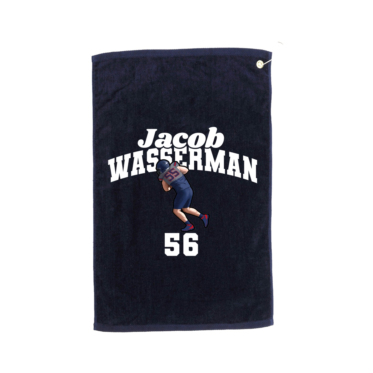 Golf Towel — Signature Arch in Navy