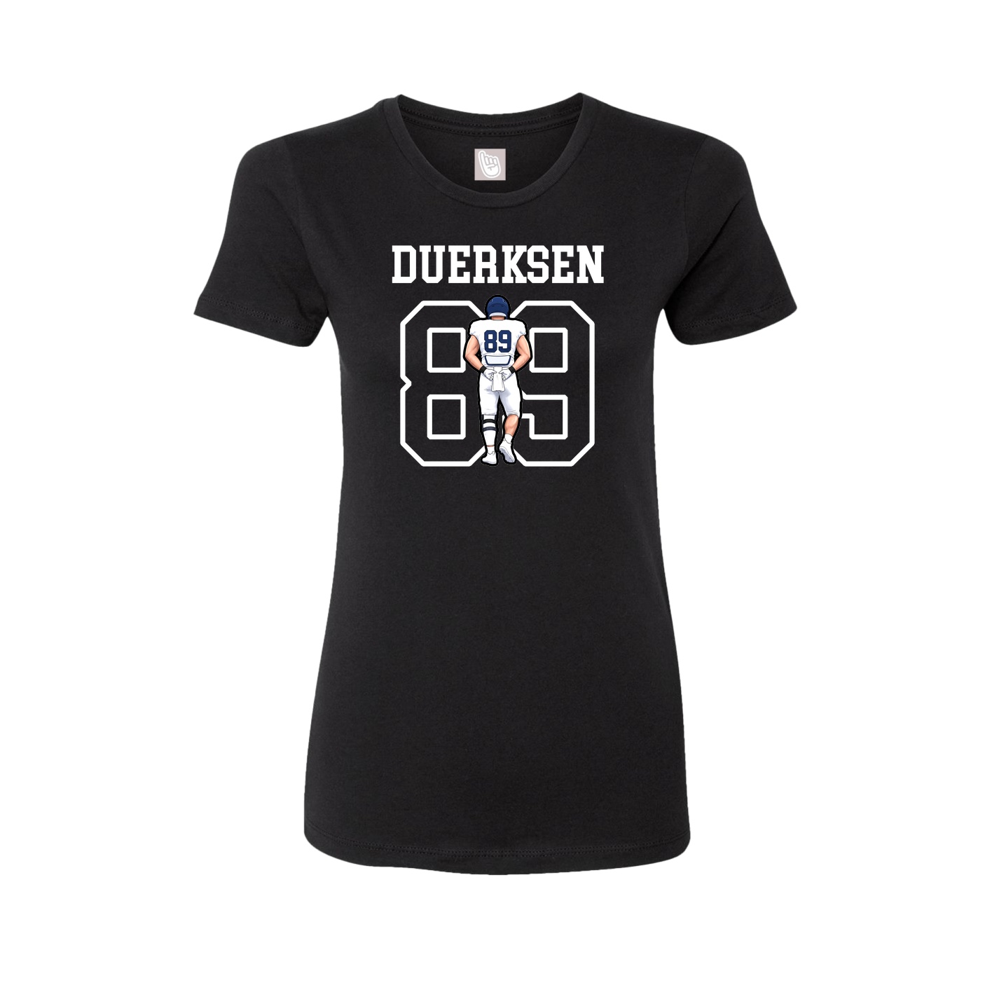 Fitted Women's Tee — Shirsey in Black
