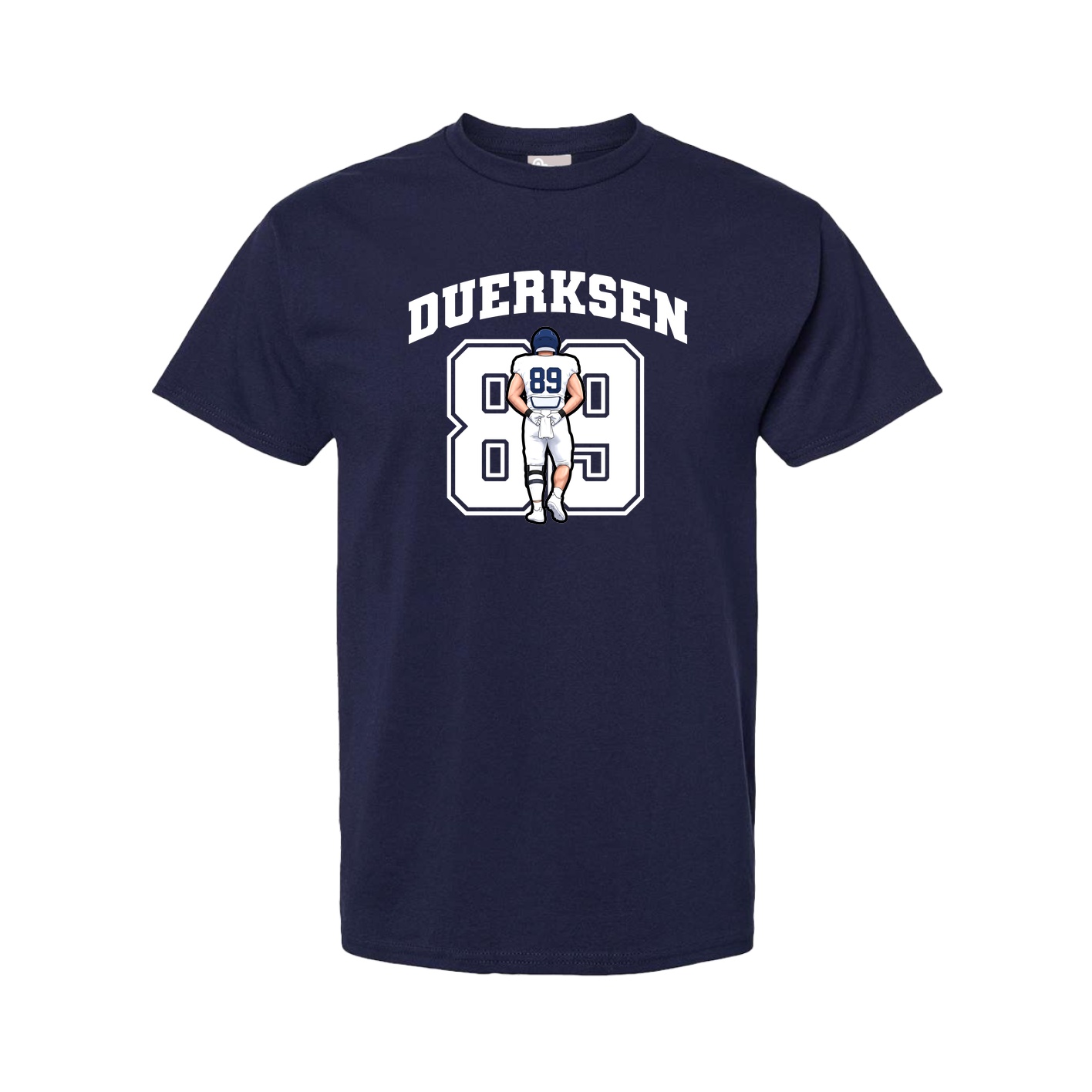 Youth Tee — Number in Navy