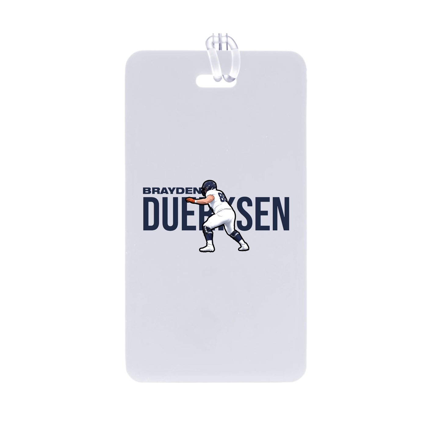 Bag Tag — Player Name in Classic