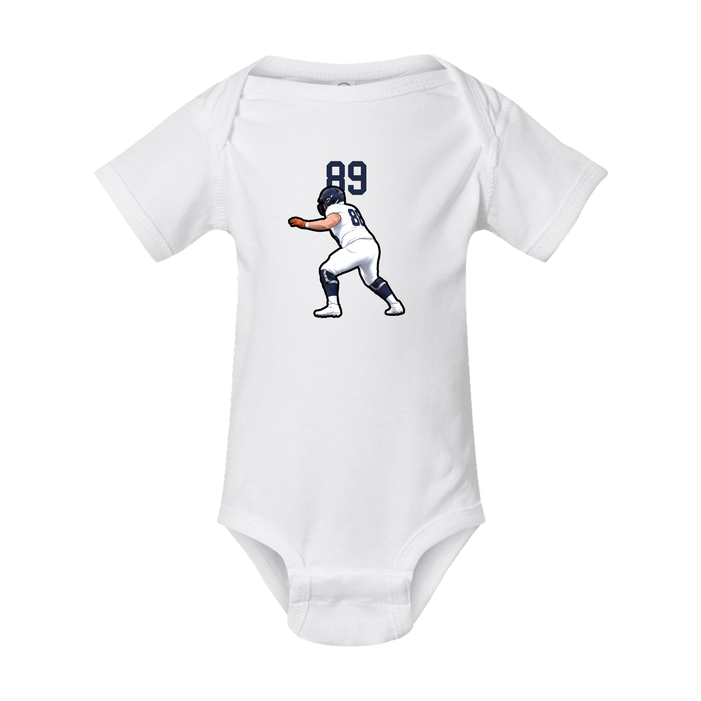 Baby Onesie — Number Top in White