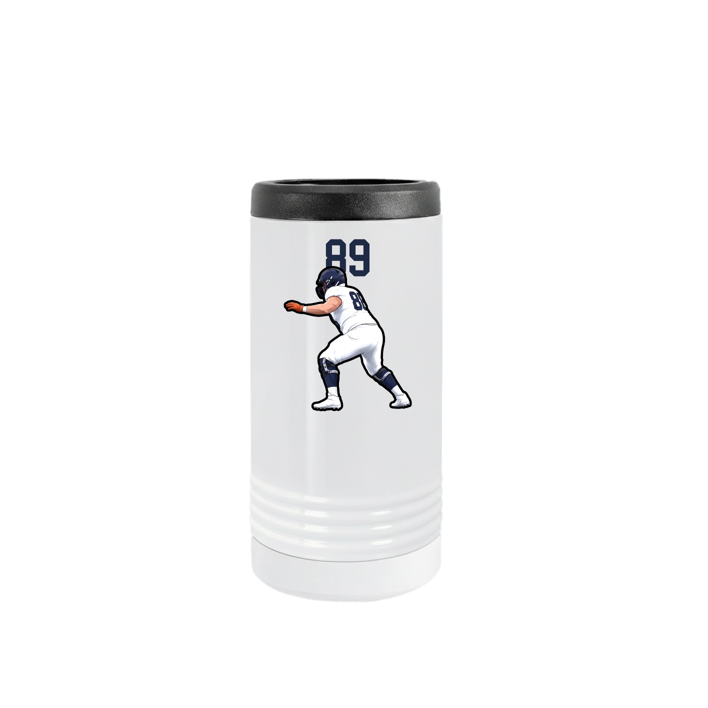 Slim Beverage Holder — Number Top in White