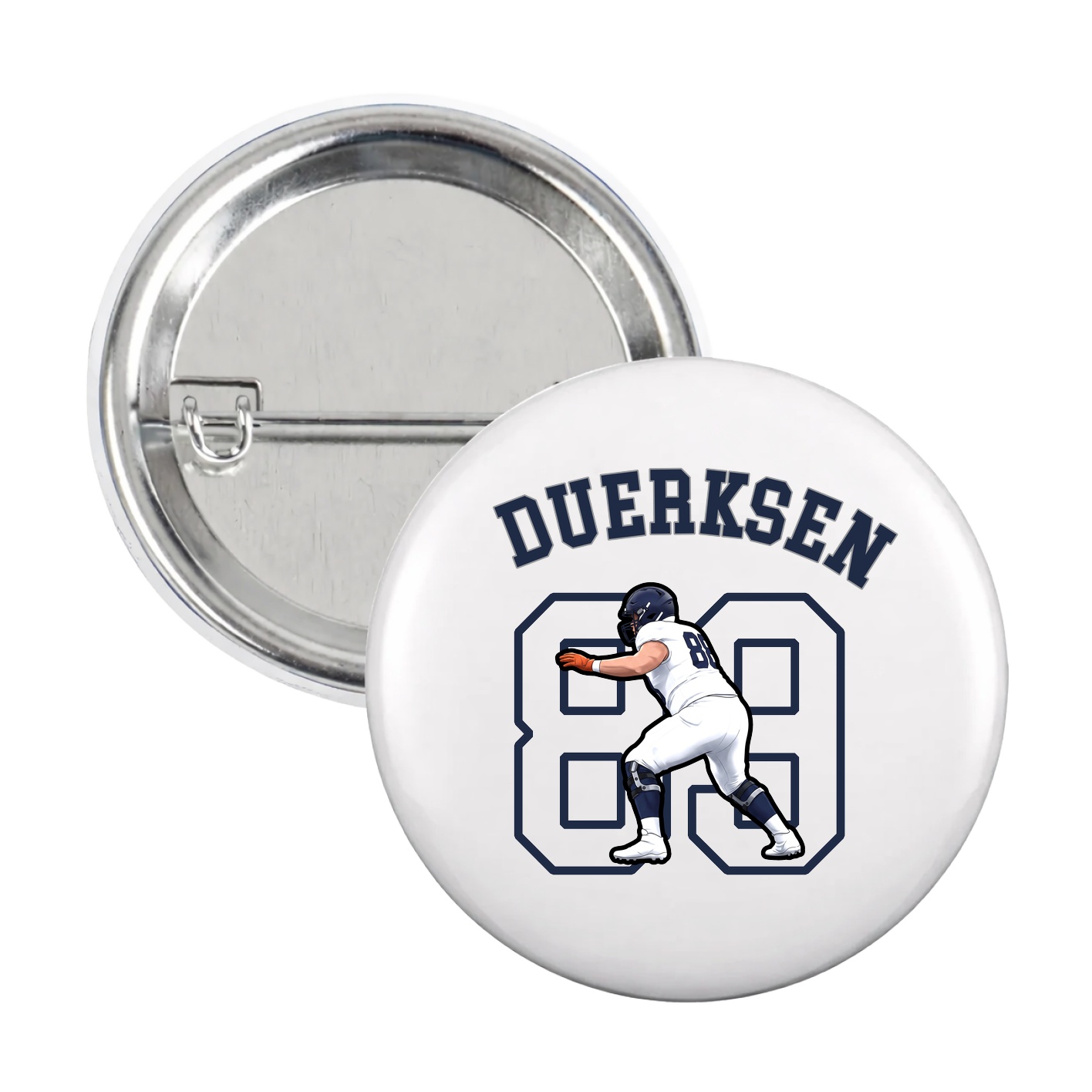 Game Day Button — Shirsey Arch in White