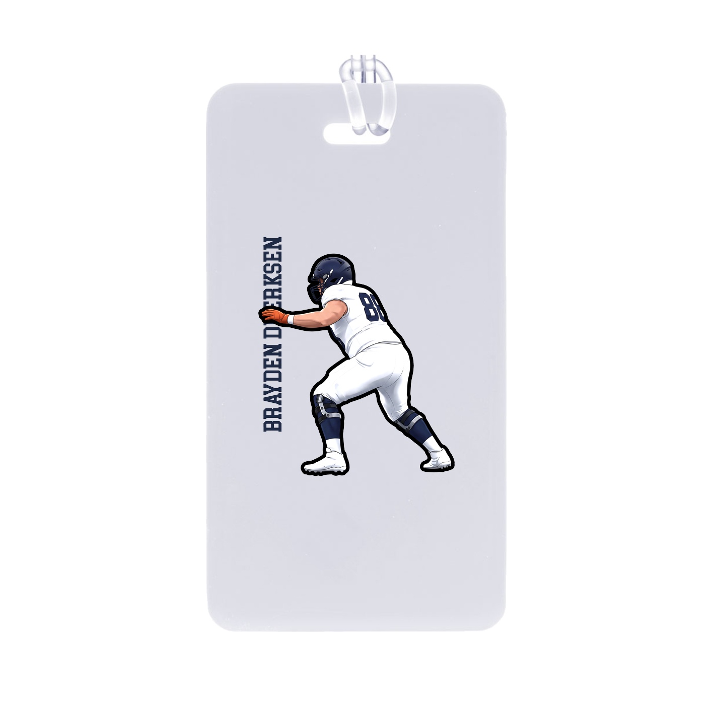 Bag Tag — Name Vertical in Classic