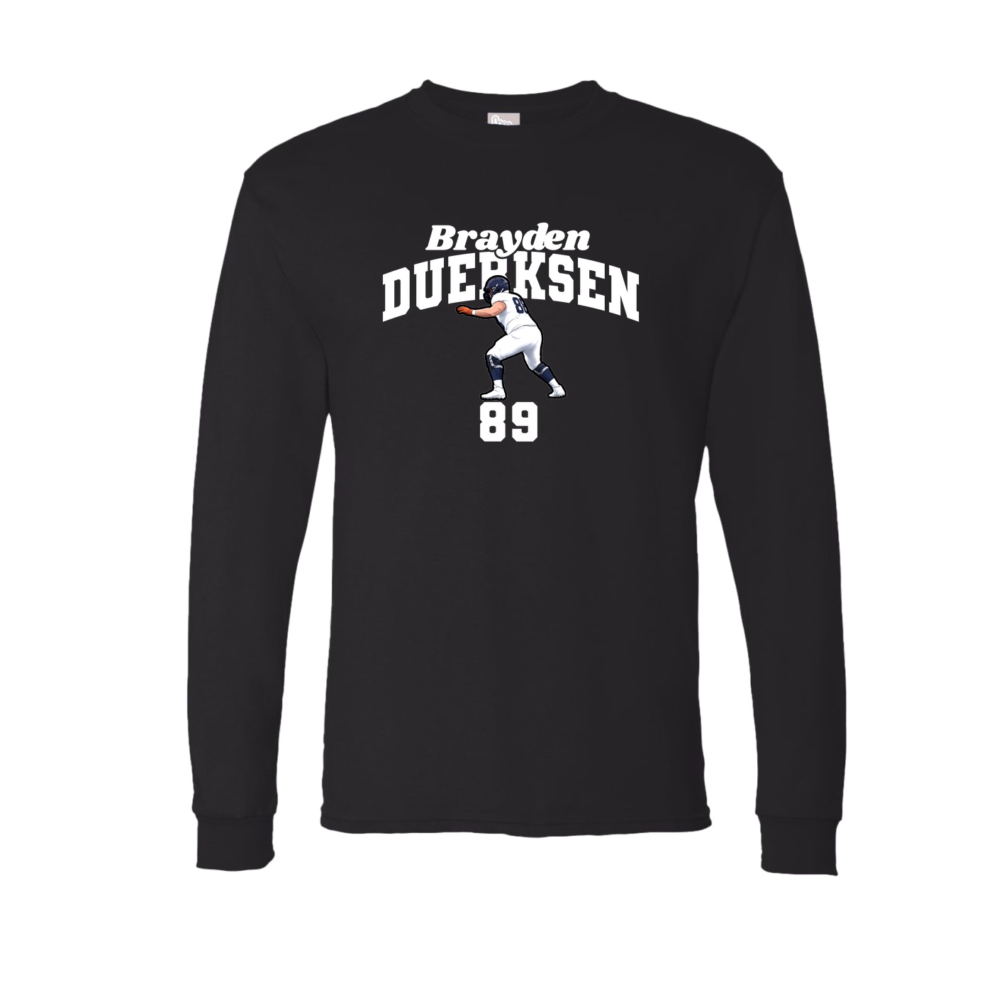 Long Sleeve Tee — Signature Arch in Black