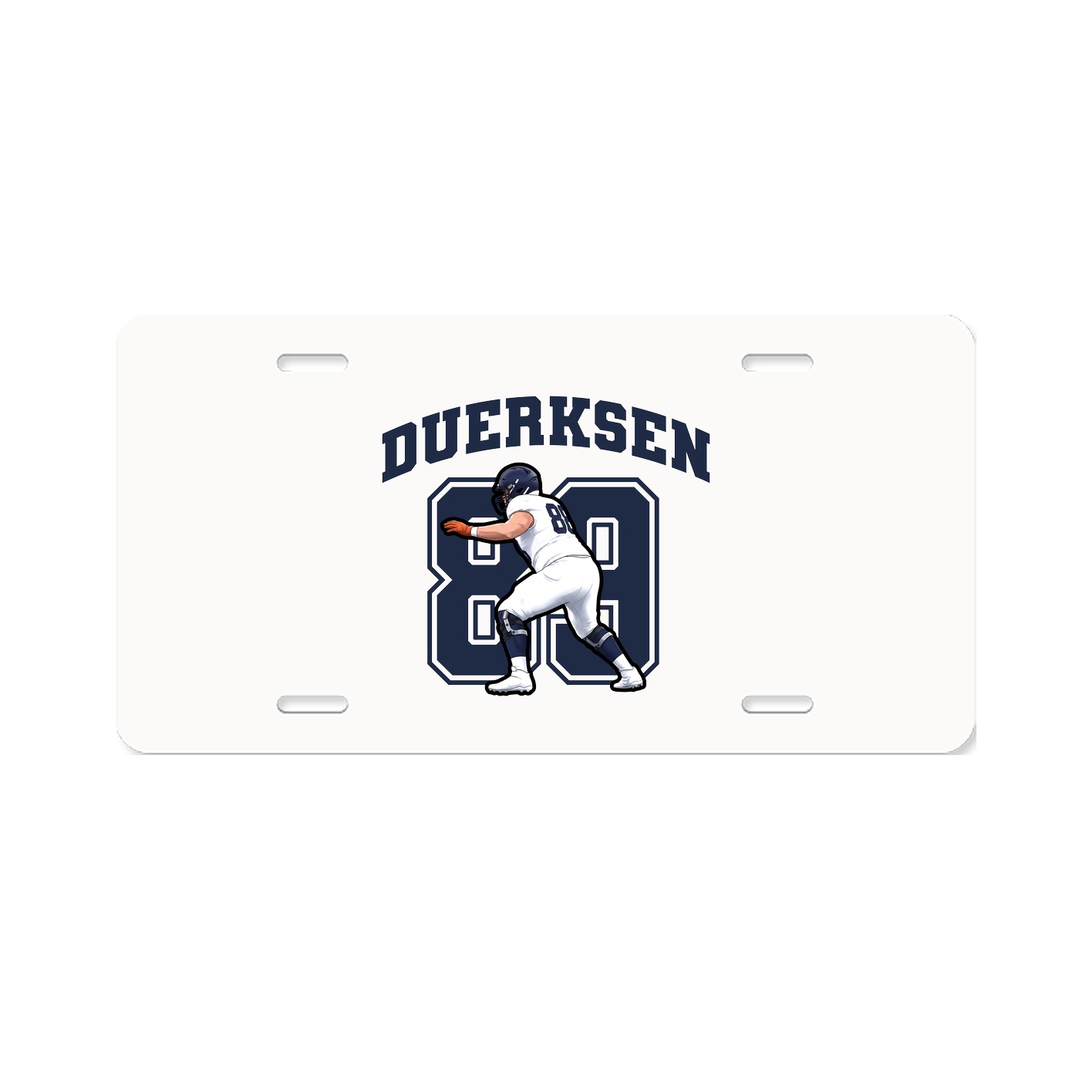 License Plate — Number in Classic
