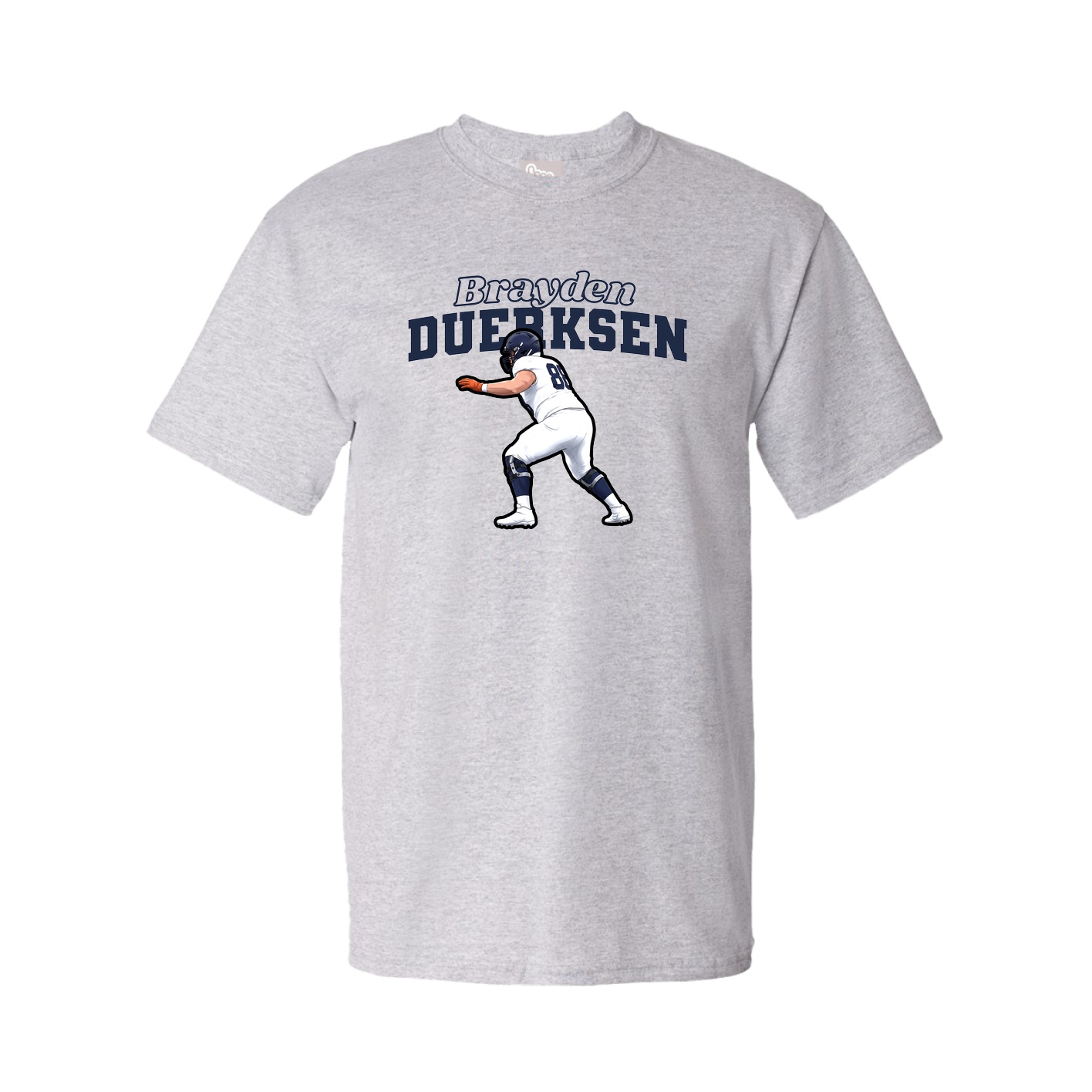 Tee — Name Arch in Grey