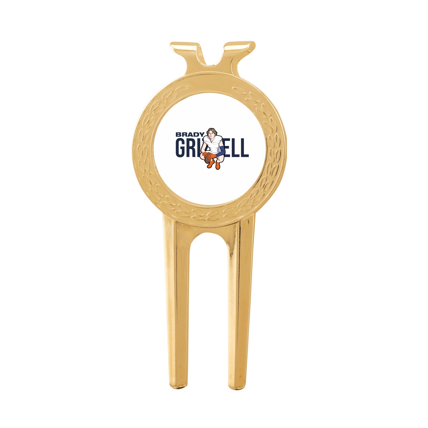 Divot Tool with Ball Marker — Player Name in Classic