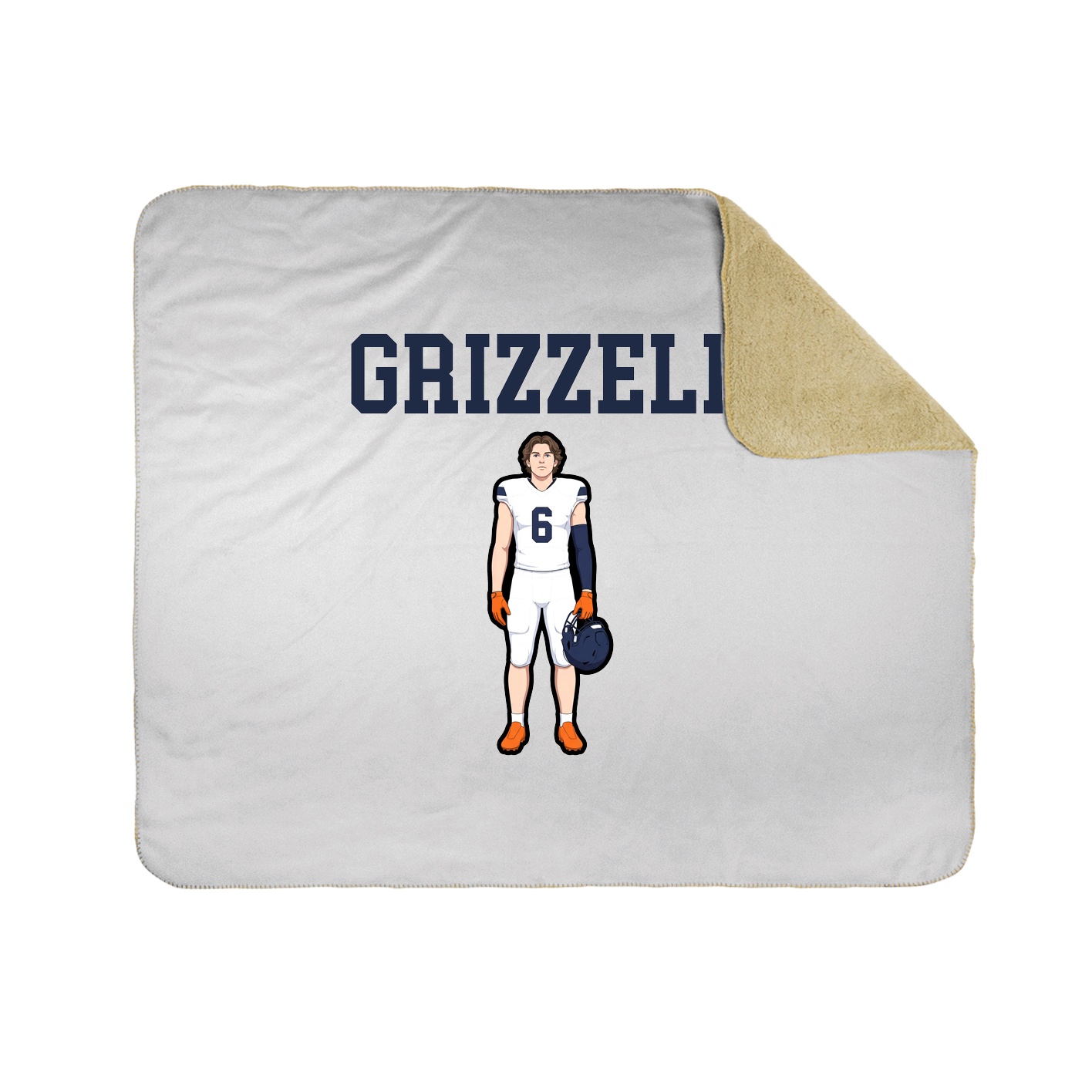 Throw Blanket — Shirsey in White