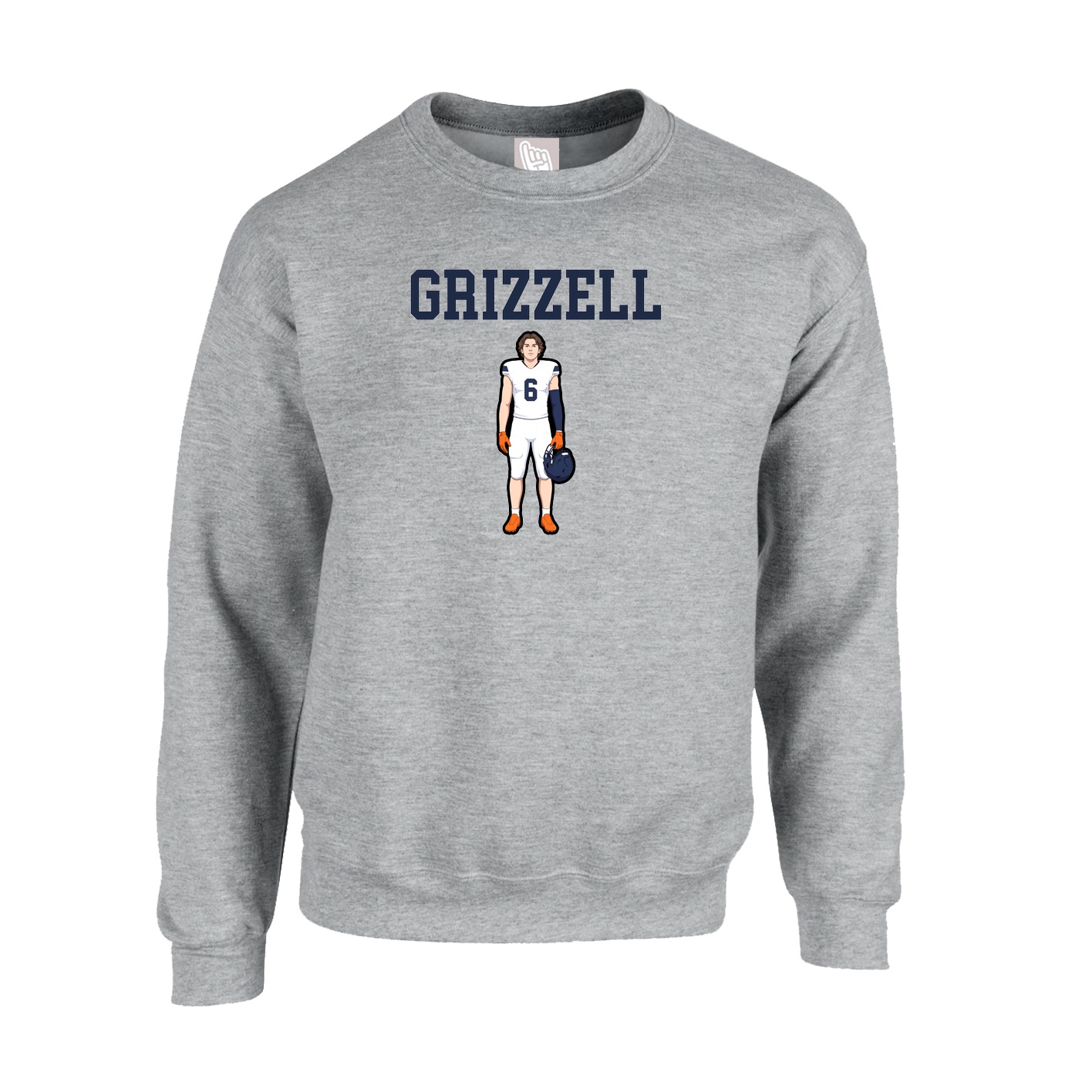 Fleece Crew — Shirsey in Grey
