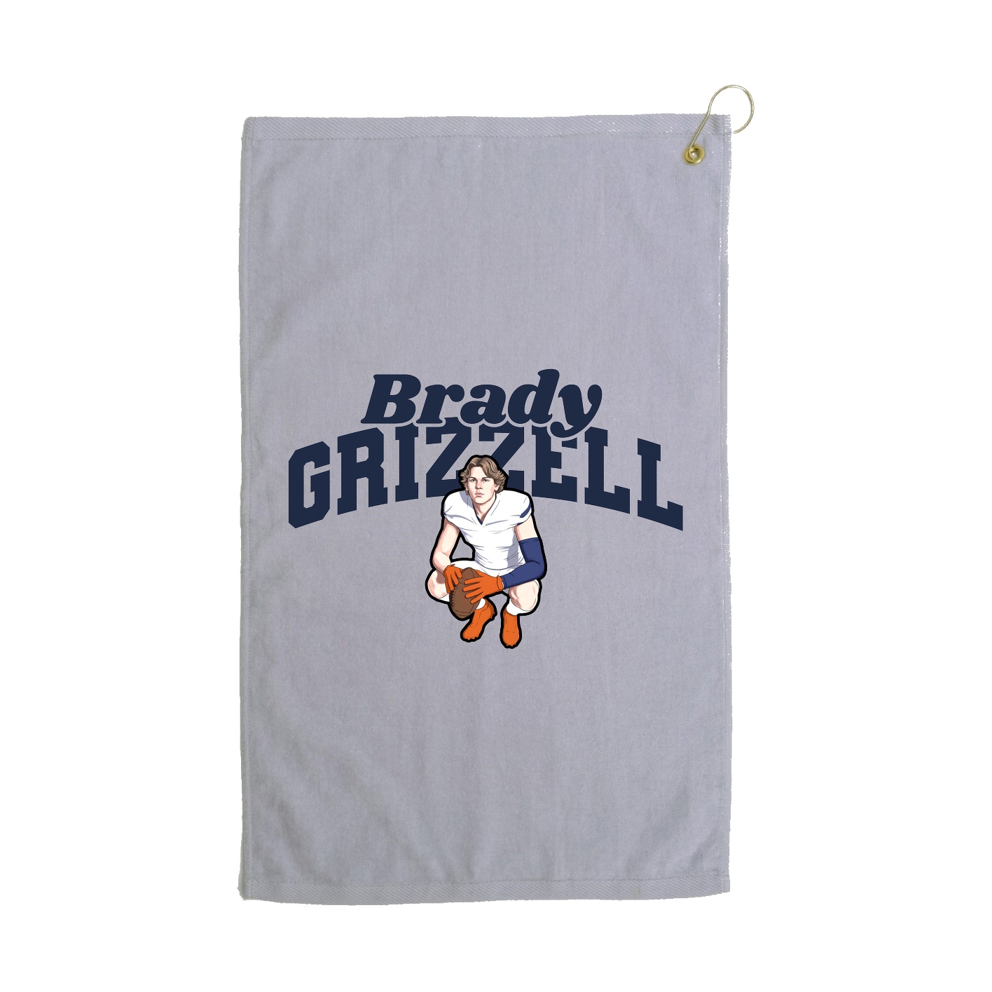 Golf Towel — Signature Arch in Grey