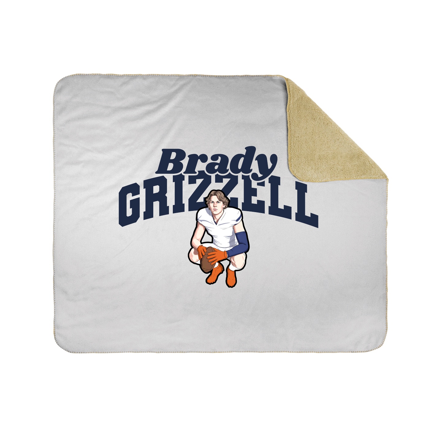 Throw Blanket — Signature Arch in White