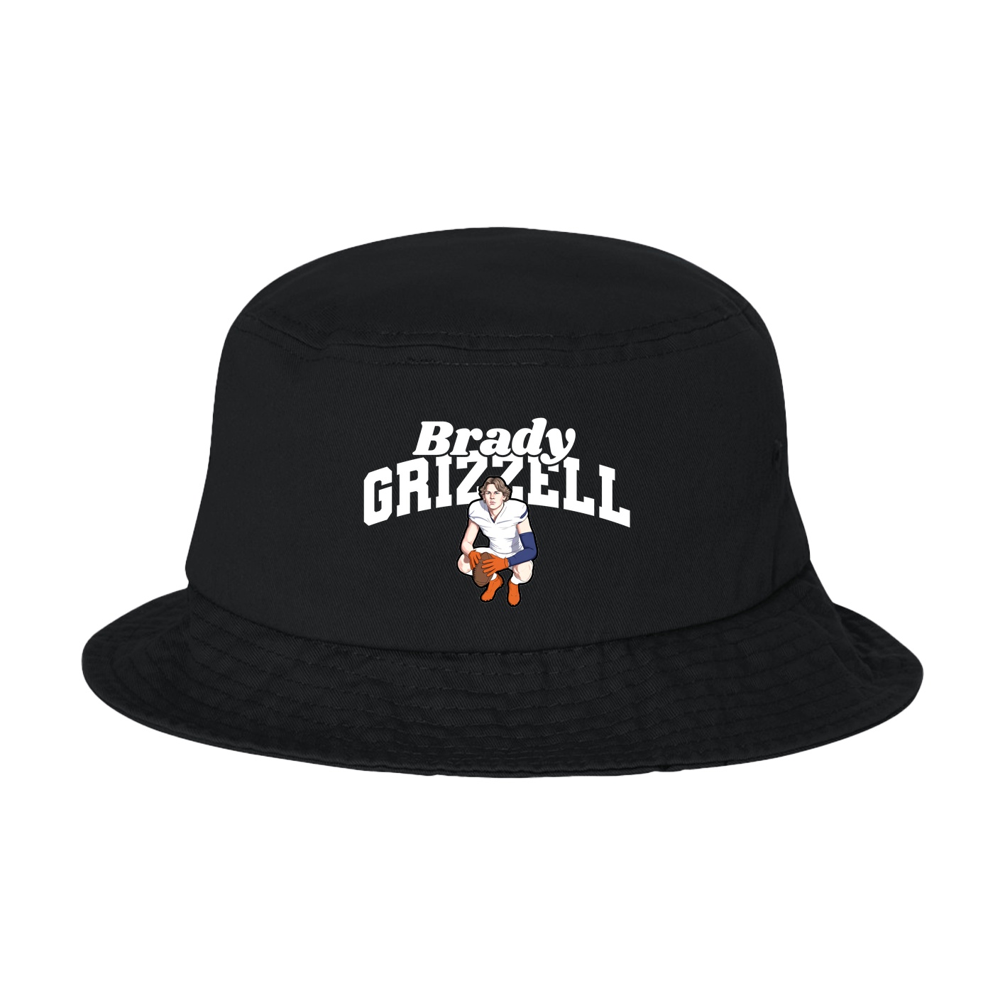 Bucket Cap — Signature Arch in Black