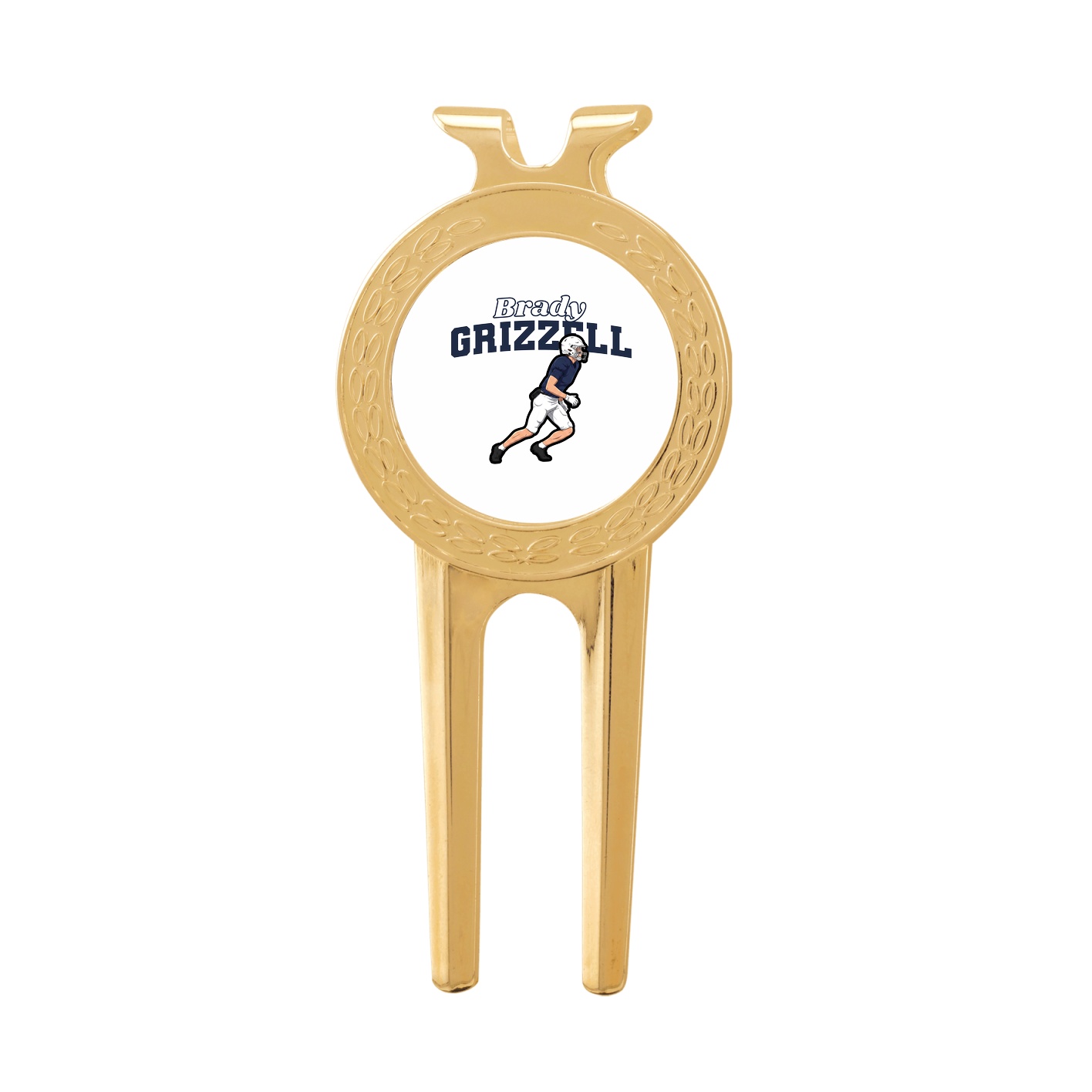 Divot Tool with Ball Marker — Name Arch in Classic
