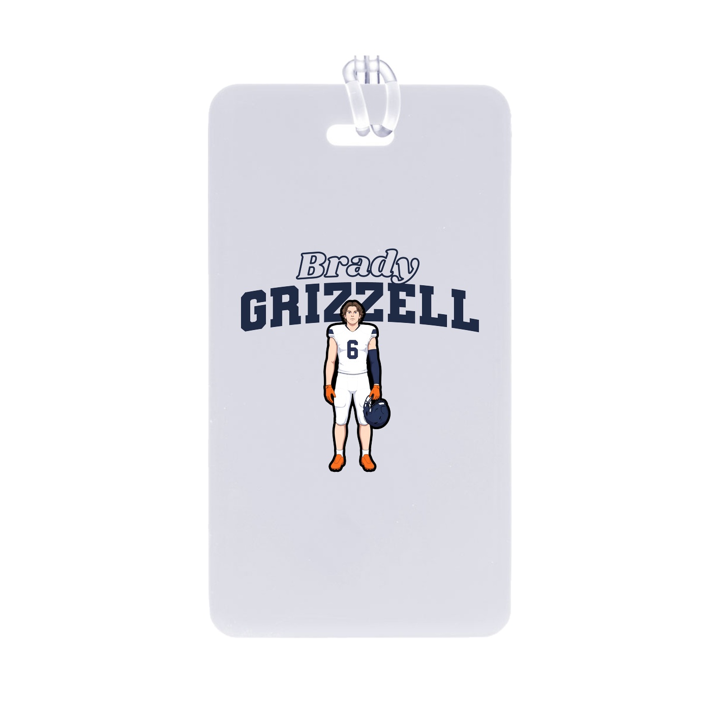 Bag Tag — Name Arch in Classic
