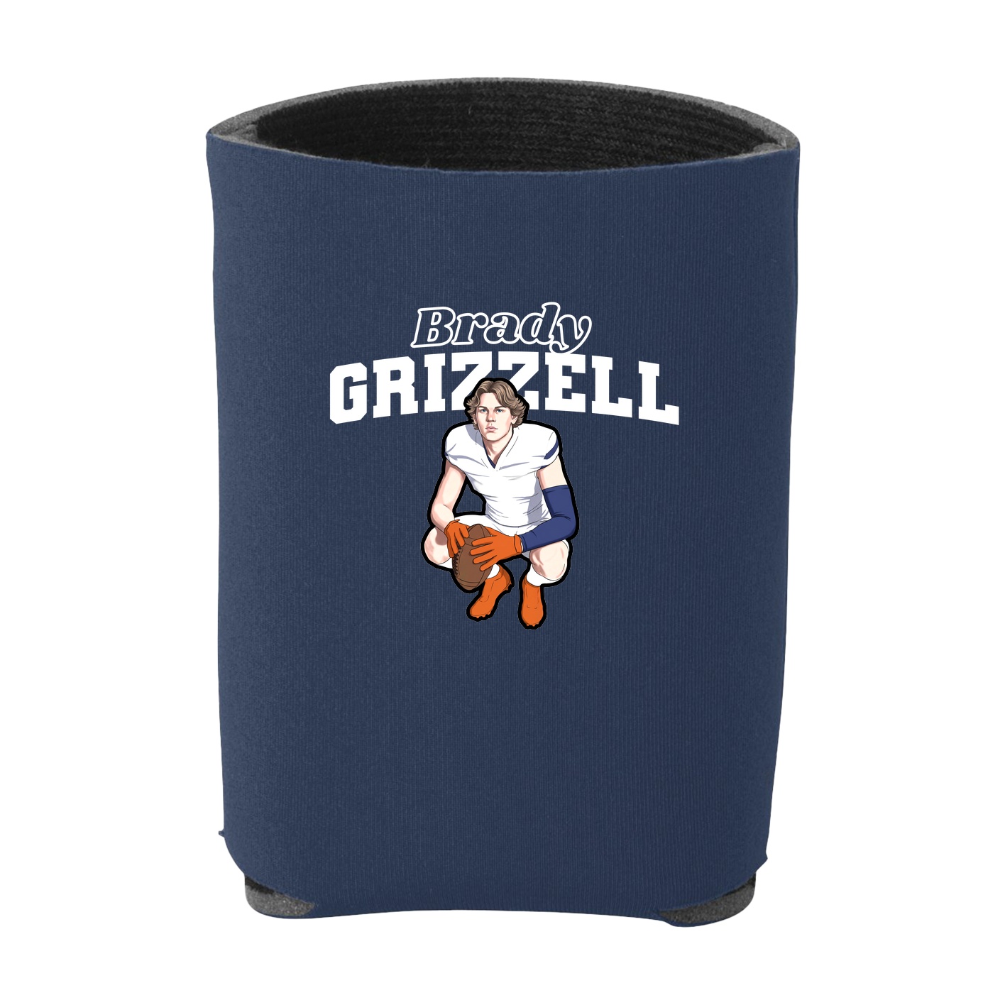 Can Holder — Name Arch in Navy